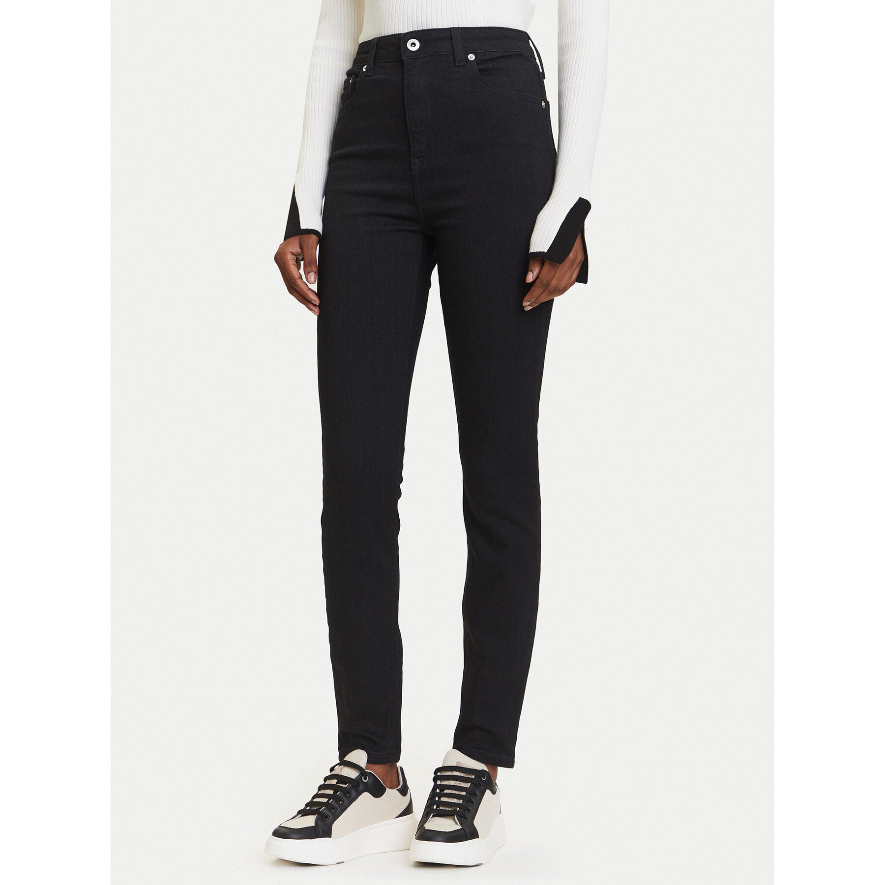Karl Lagerfeld Jeans Jeansy A3W10002 Czarny Skinny Fit
