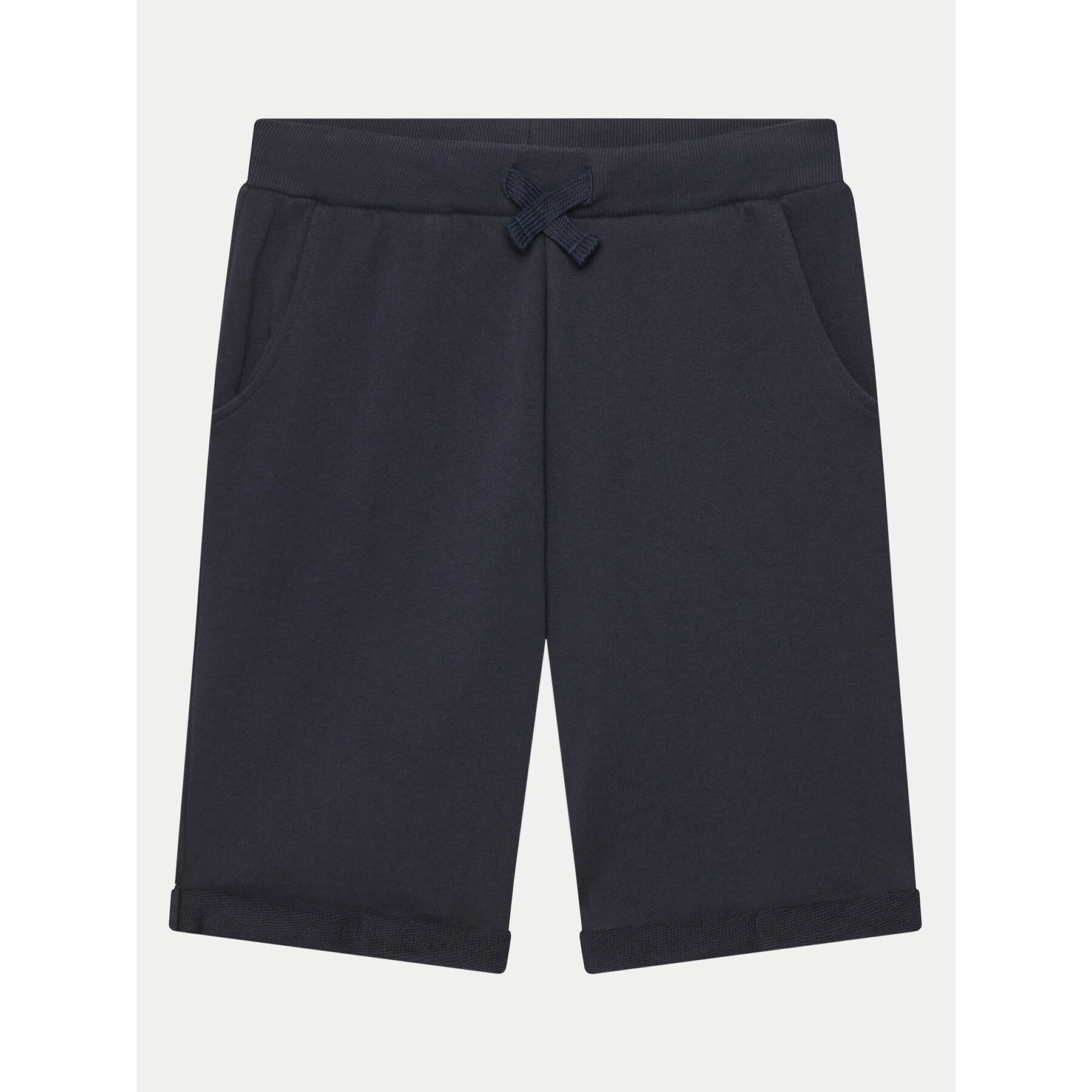 Guess Szorty materiałowe L93Q25 KAUG0 Granatowy Regular Fit