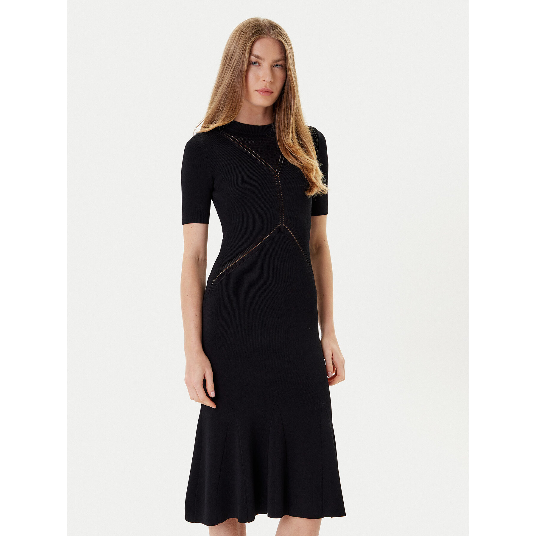 Marciano Guess Sukienka dzianinowa 5YGK53 5876Z Czarny Regular Fit