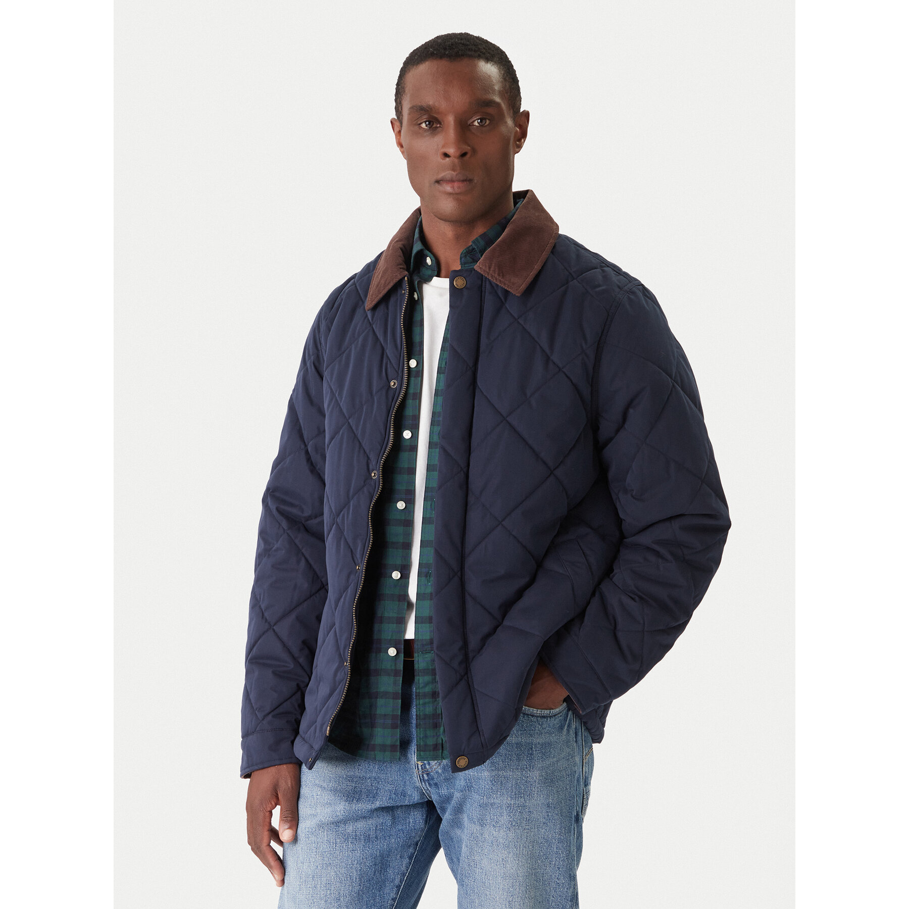 Hunter Kurtka przejściowa Ardwell HARM0003252 Granatowy Regular Fit