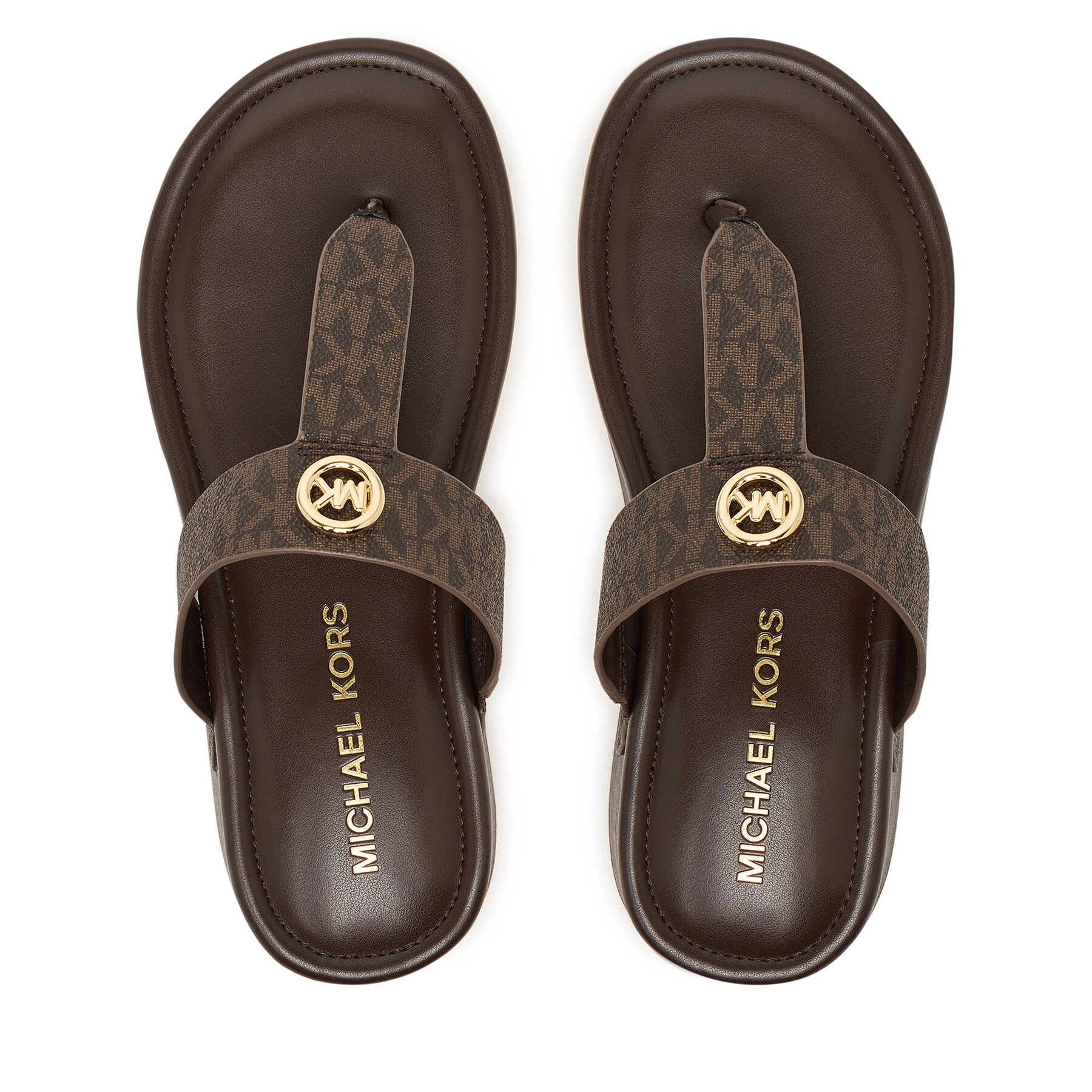 MICHAEL Michael Kors Japonki Koya Flip Flap 40R6KOFA2B Brązowy