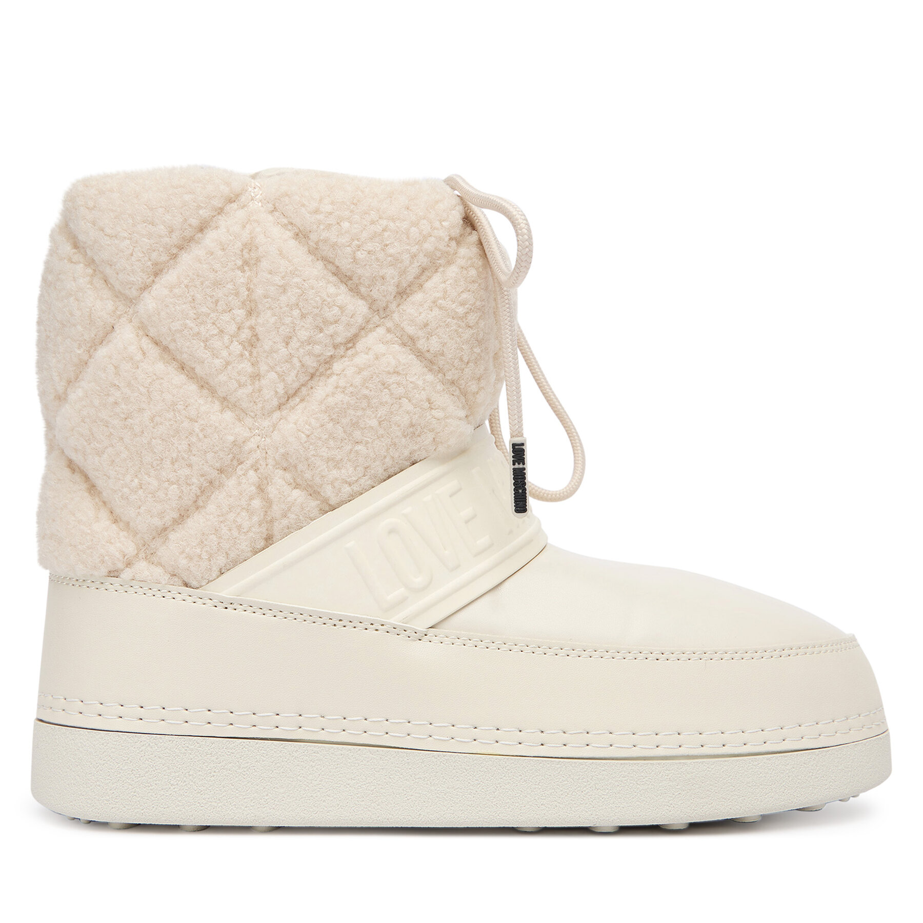 LOVE MOSCHINO Śniegowce JA24412G0NISJ Écru
