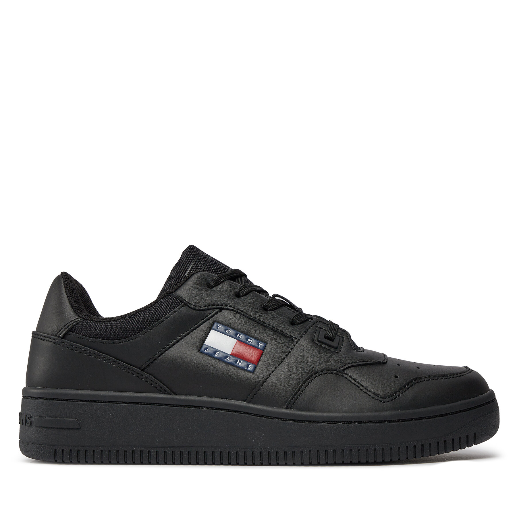 Tommy Jeans Sneakersy Tjm Retro Basket Ess EM0EM01395 Czarny