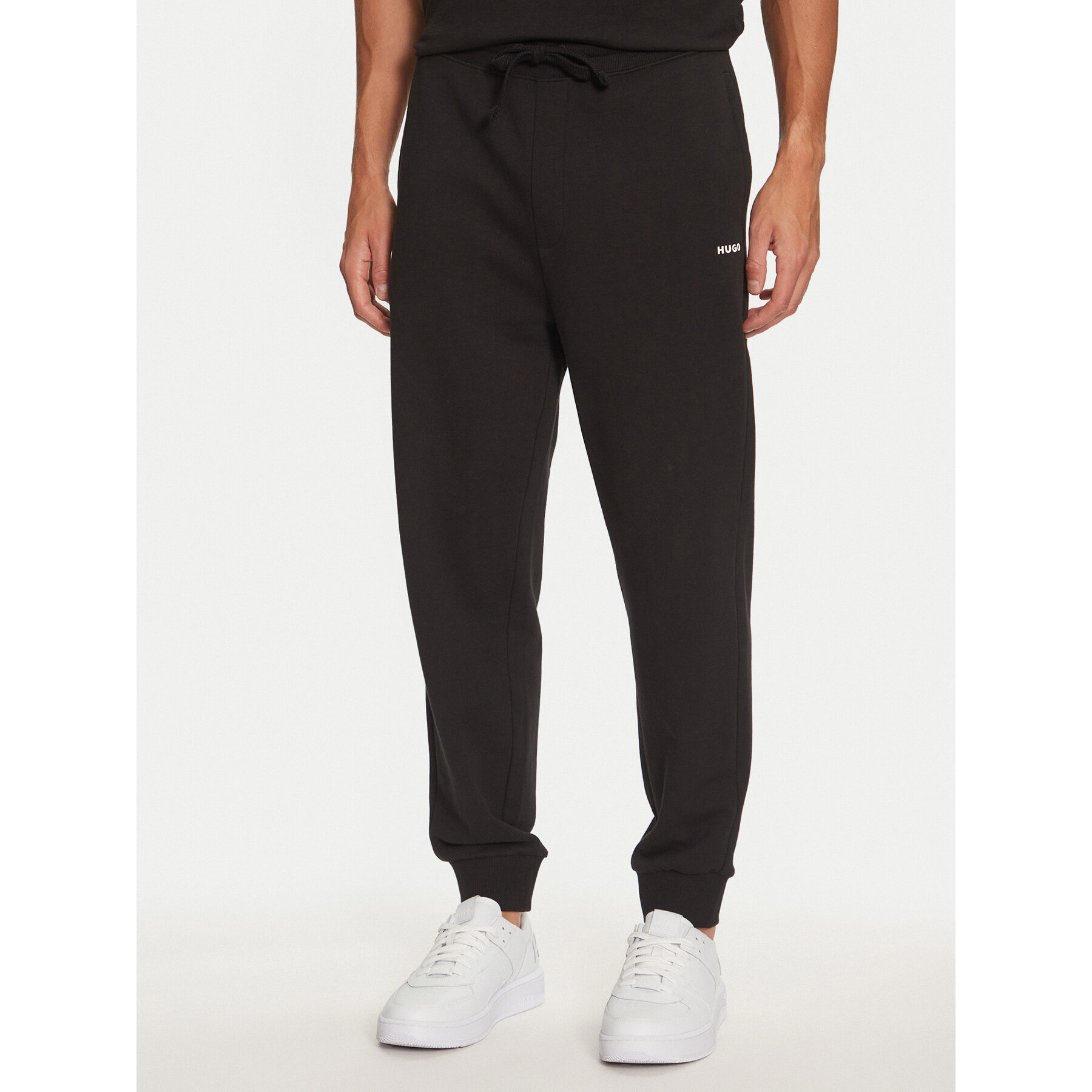 Hugo Spodnie dresowe Dayote 50489617 Czarny Regular Fit