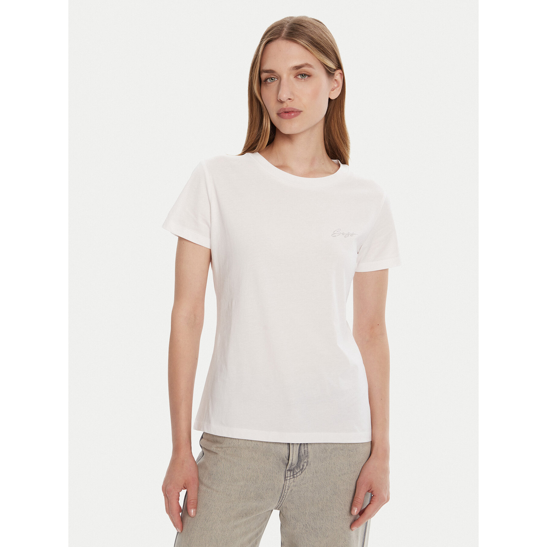 BOSS T-Shirt 50549184 Biały Regular Fit