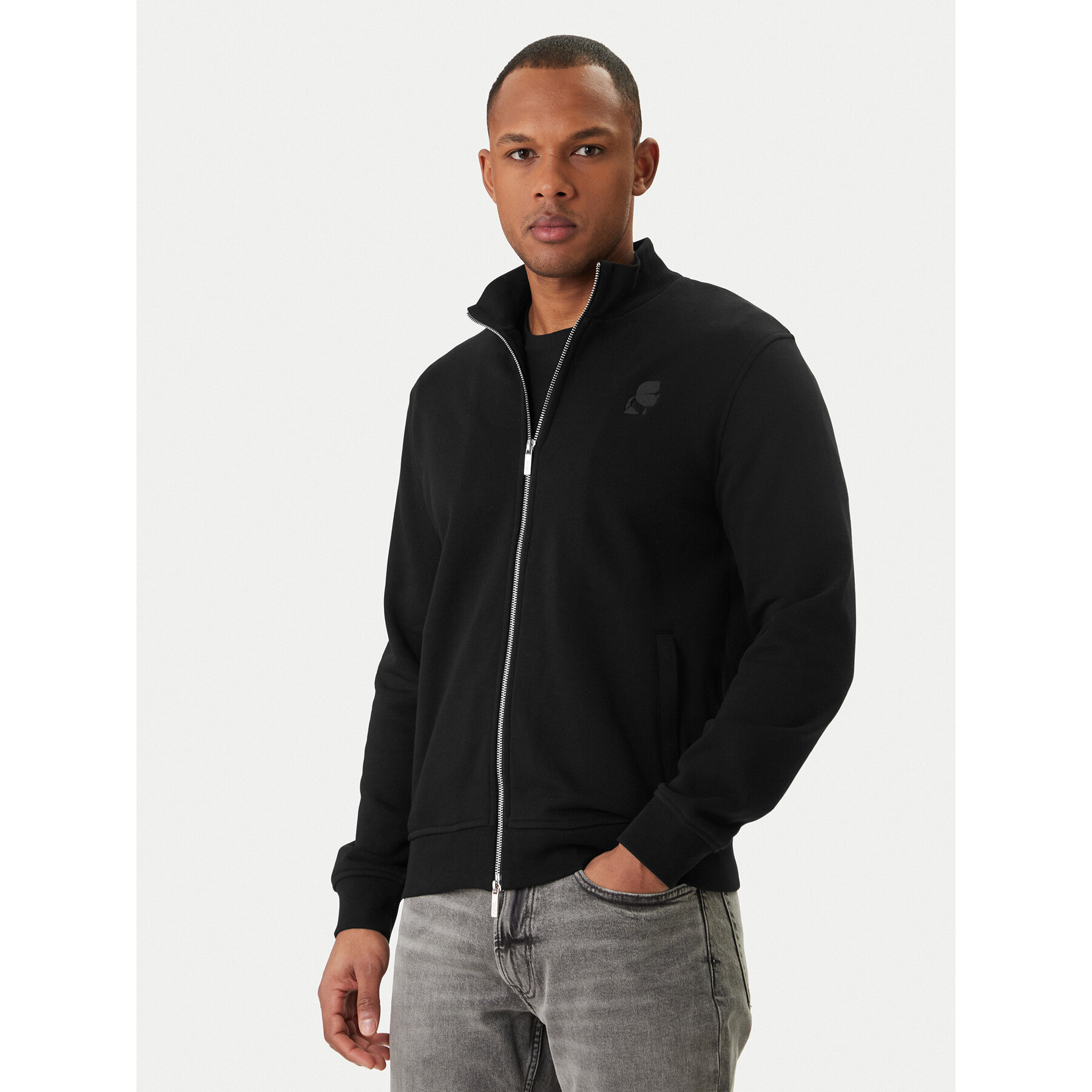 KARL LAGERFELD Bluza 705750 500900 Czarny Regular Fit