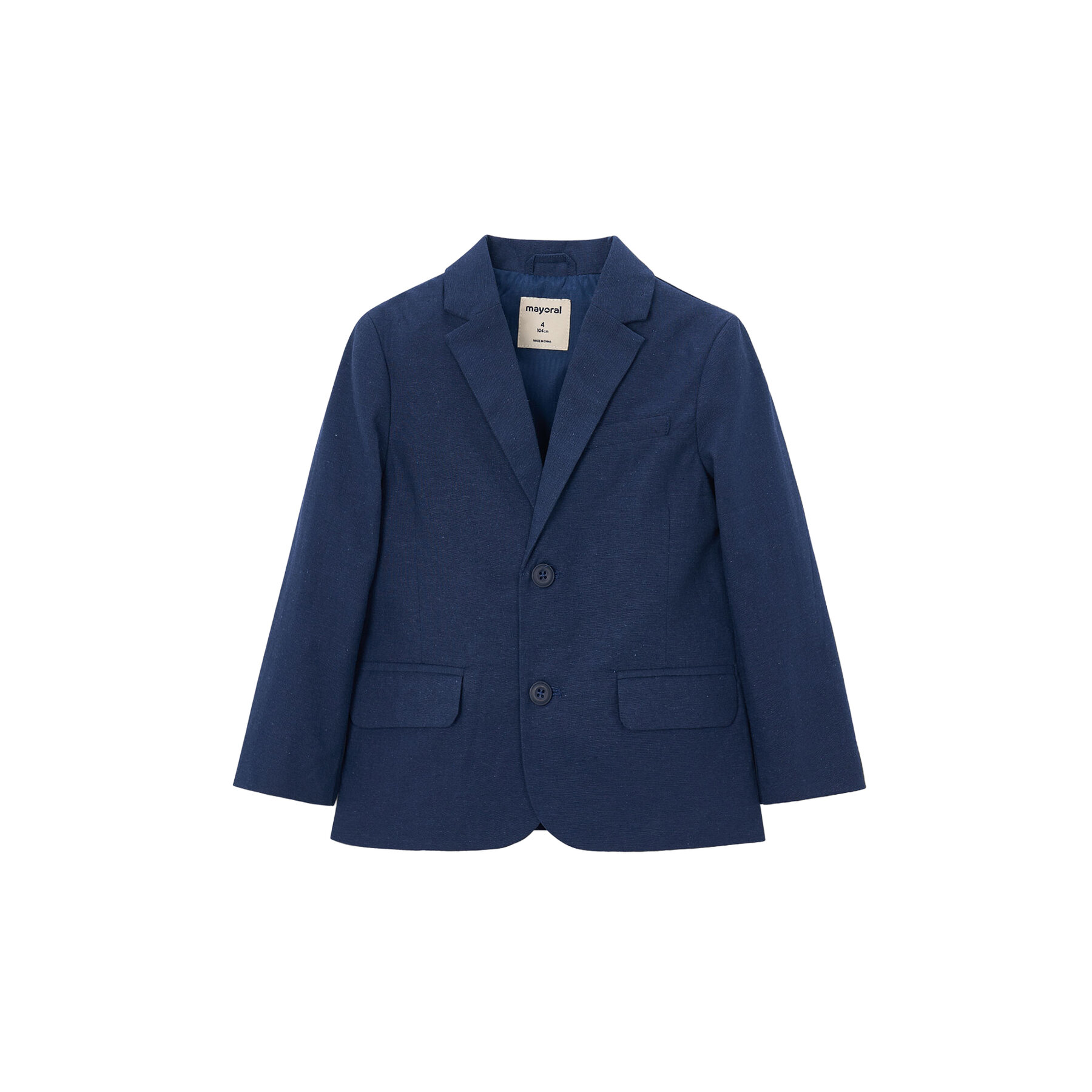 Mayoral Marynarka 3437 Granatowy Regular Fit