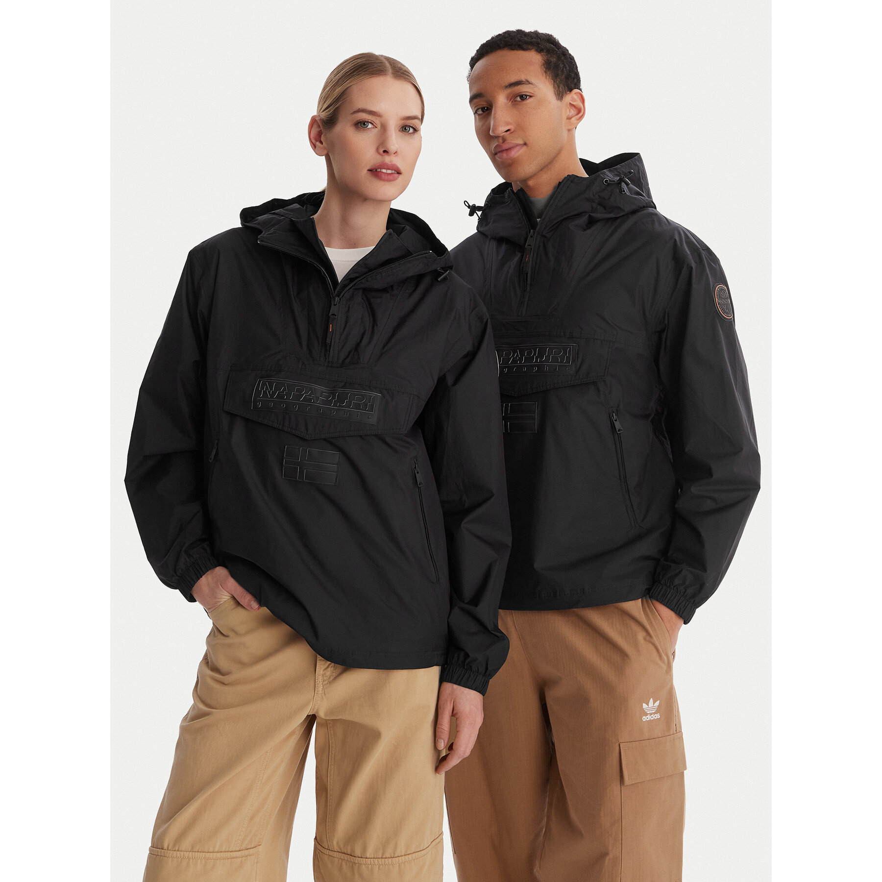 Napapijri Kurtka anorak RF Next WB NP0A4FI3 Czarny Loose Fit