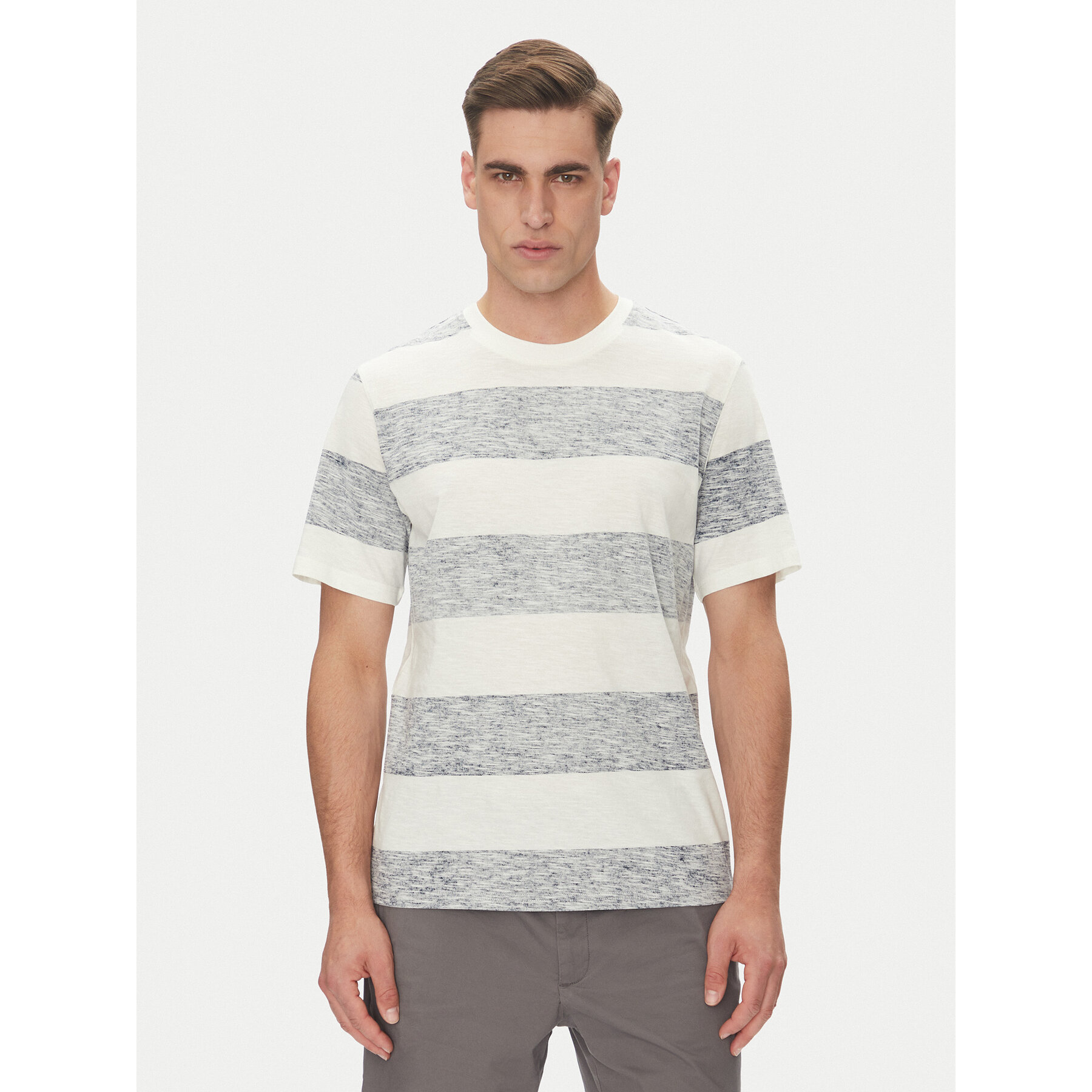 Jack & Jones T-Shirt Birk 12268437 Niebieski Standard Fit