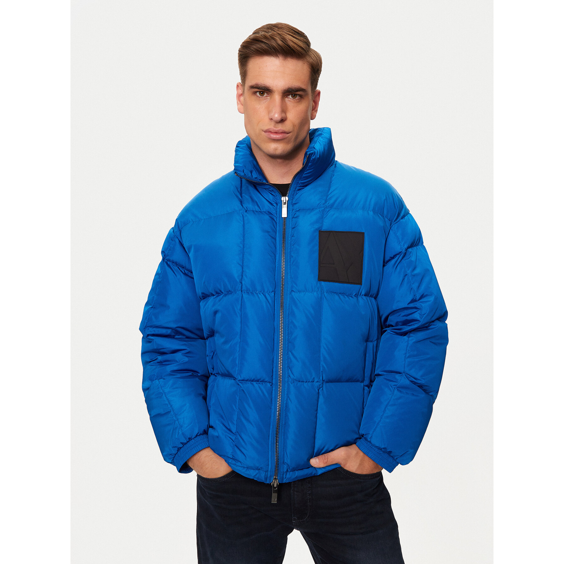 Armani Exchange Kurtka puchowa 6DZB21 ZN4XZ 15DS Niebieski Regular Fit