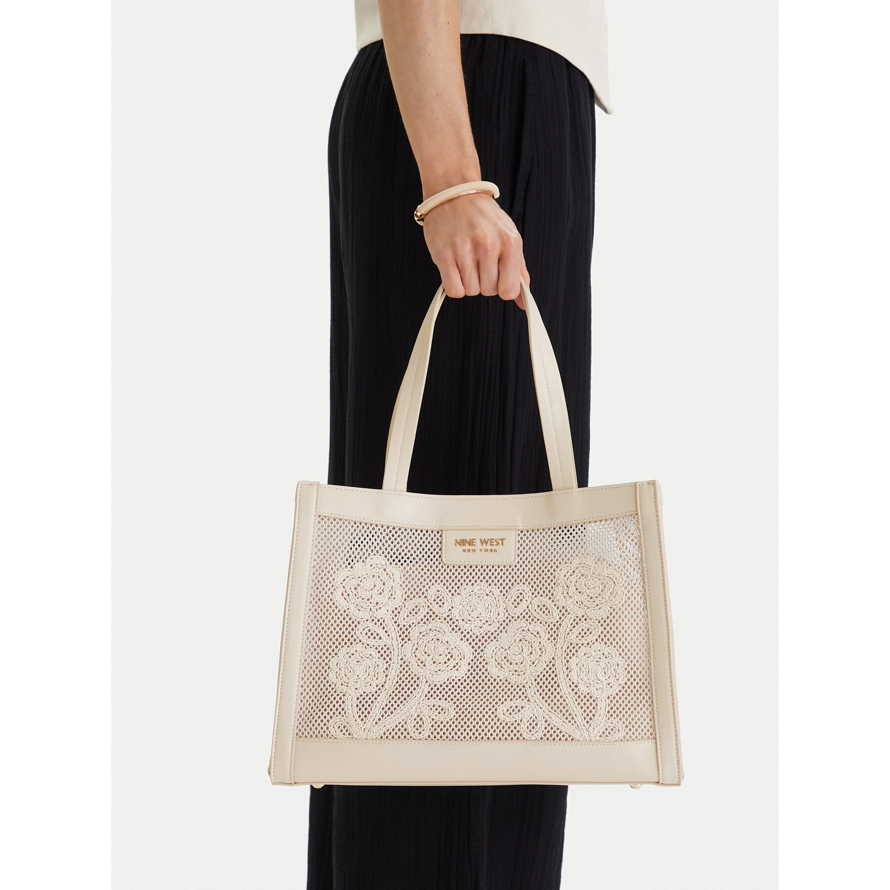 Nine West Torebka CEO-Wall Street Glow-KY319 Beżowy