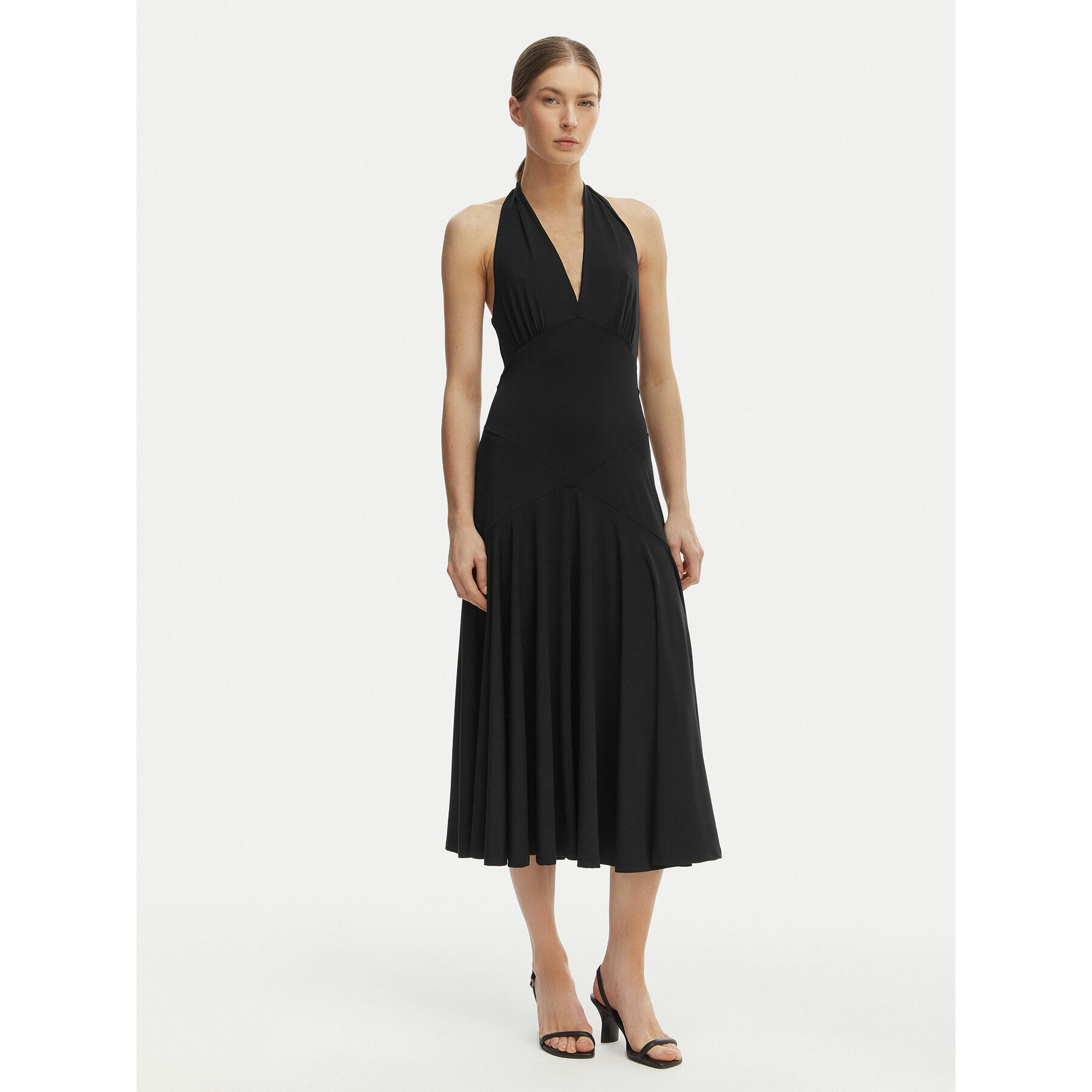 MICHAEL Michael Kors Sukienka koktajlowa MS683COH6J Czarny Slim Fit