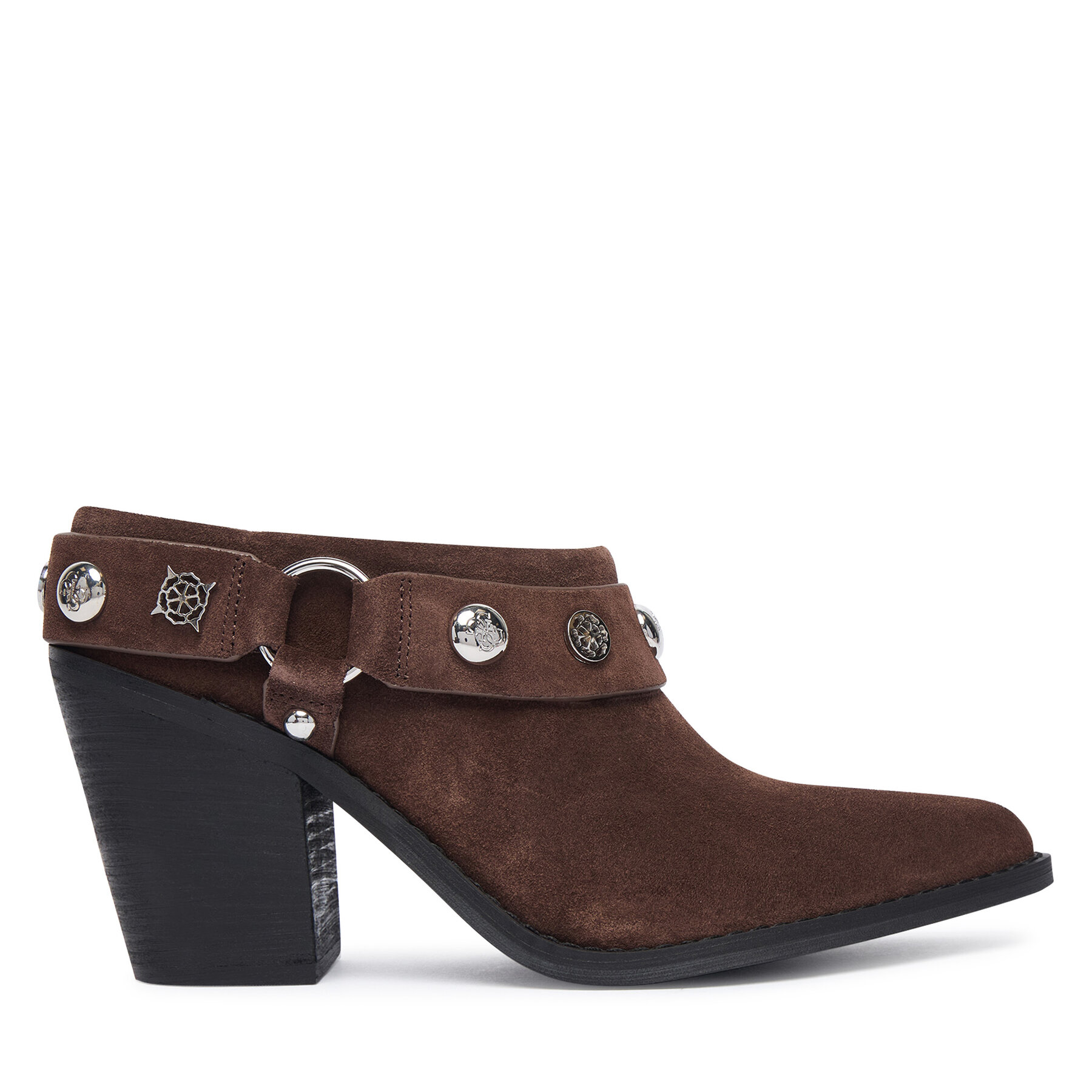 Guess Klapki FLTSAN SUE09 Brązowy ciemny