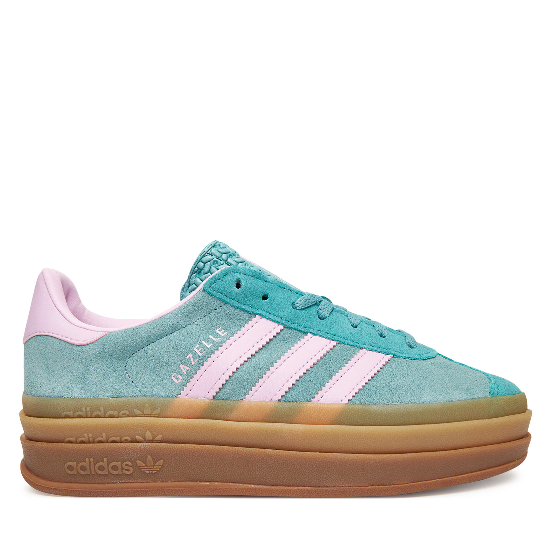 adidas Sneakersy Gazelle Bold JS3894 Turkusowy