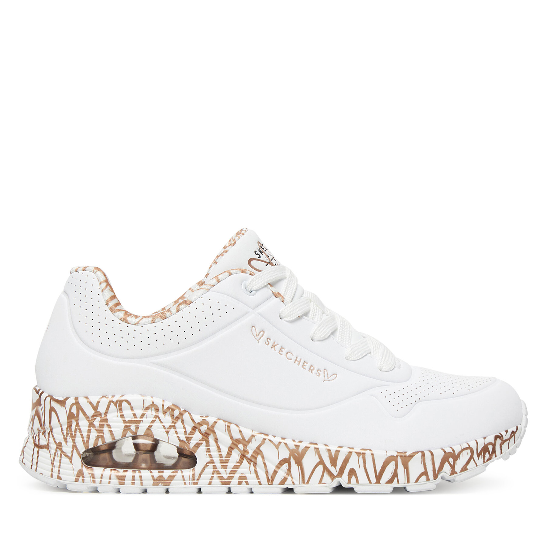 Skechers Sneakersy Uno 155506/WTRG Biały