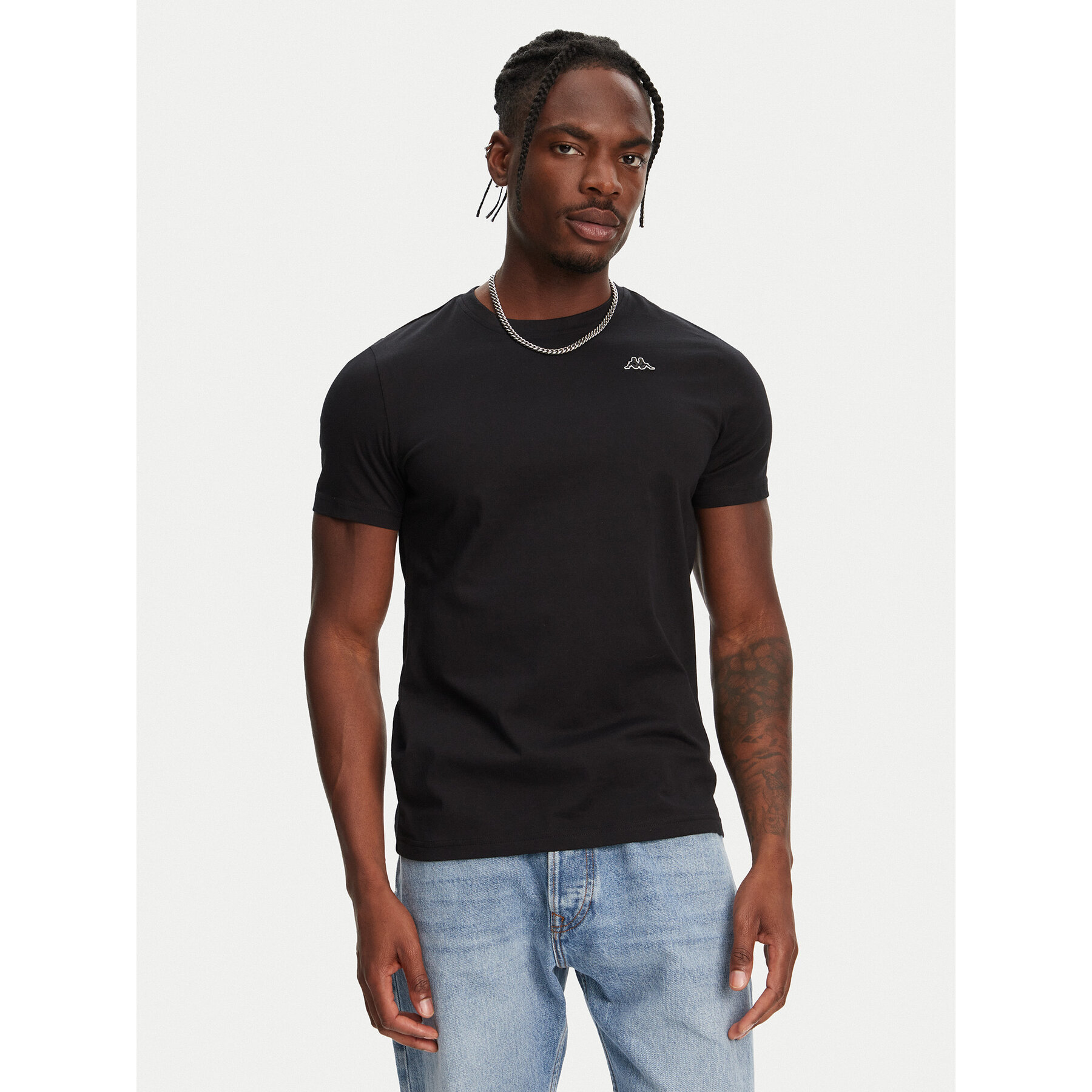Robe di Kappa T-Shirt Luc 611187W Czarny Regular Fit