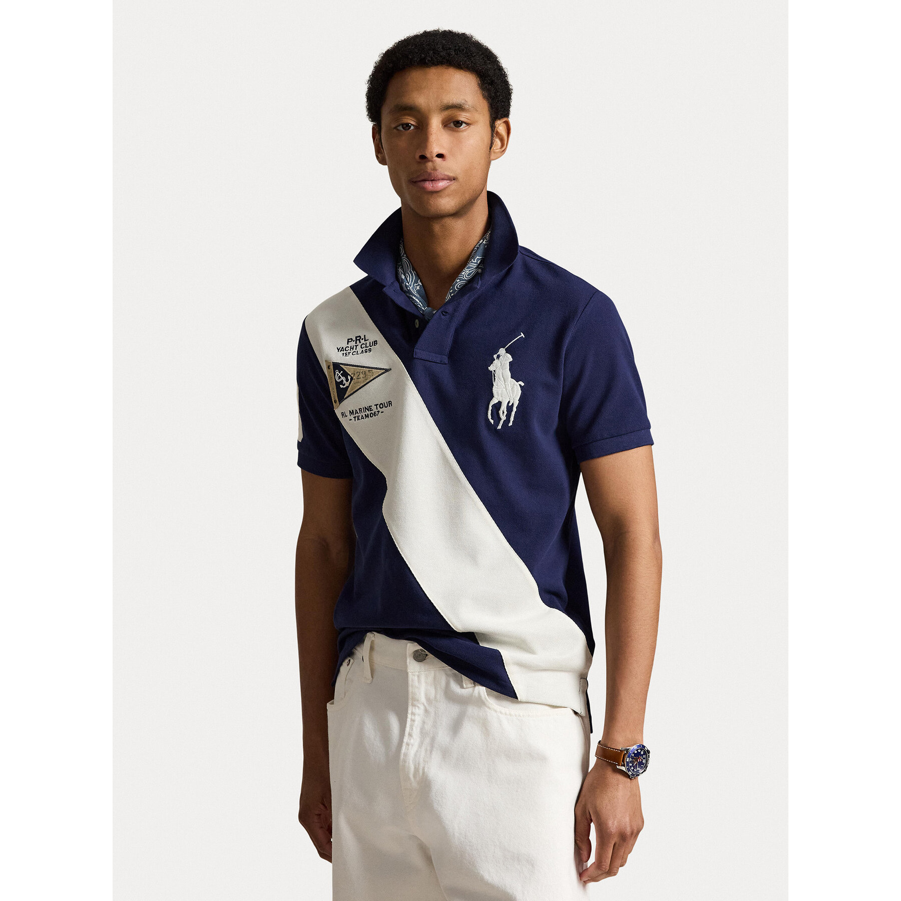 Polo Ralph Lauren Polo 710B21920001 Granatowy Regular Fit