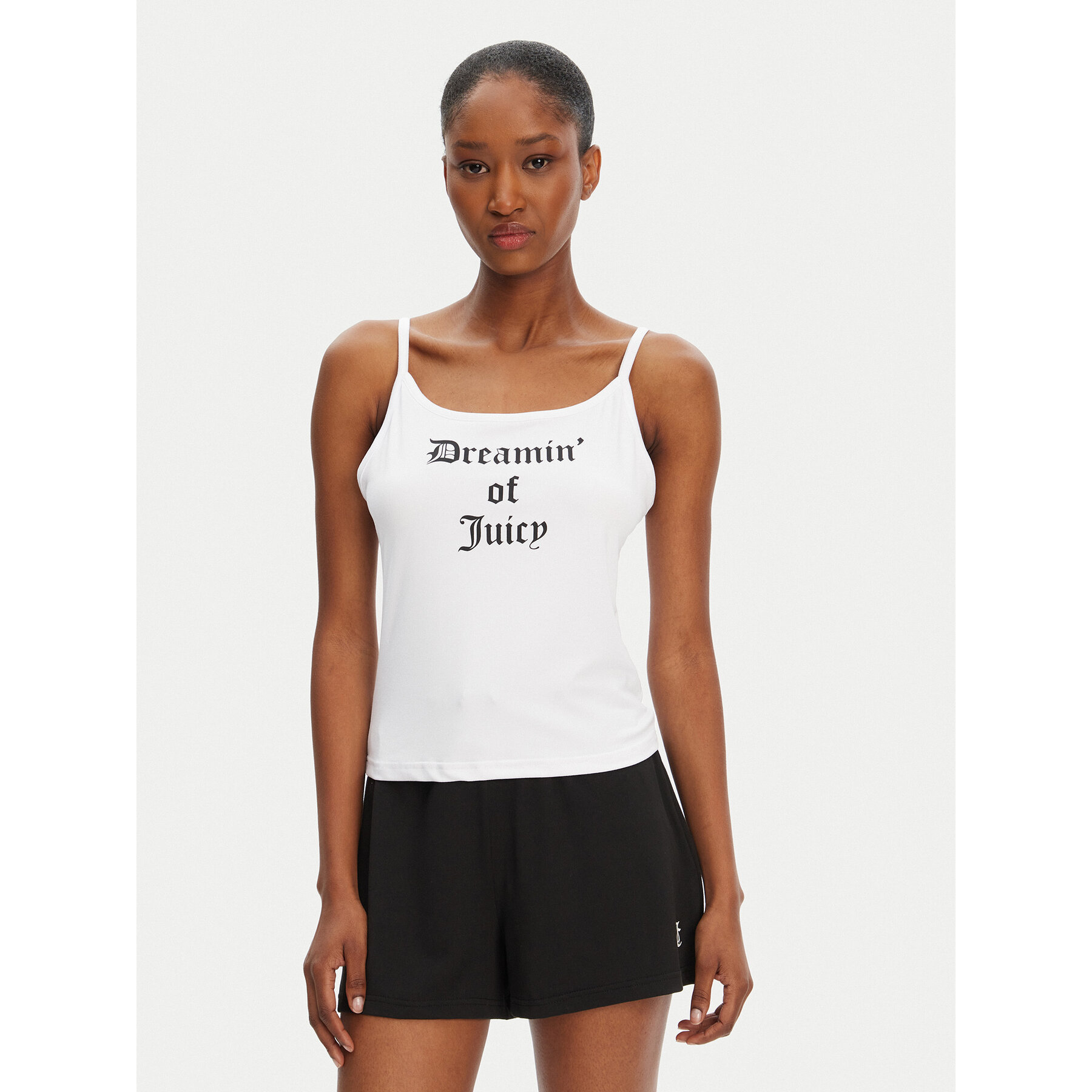 Juicy Couture Top Dream Of Vest JCLCT125505 Biały Slim Fit
