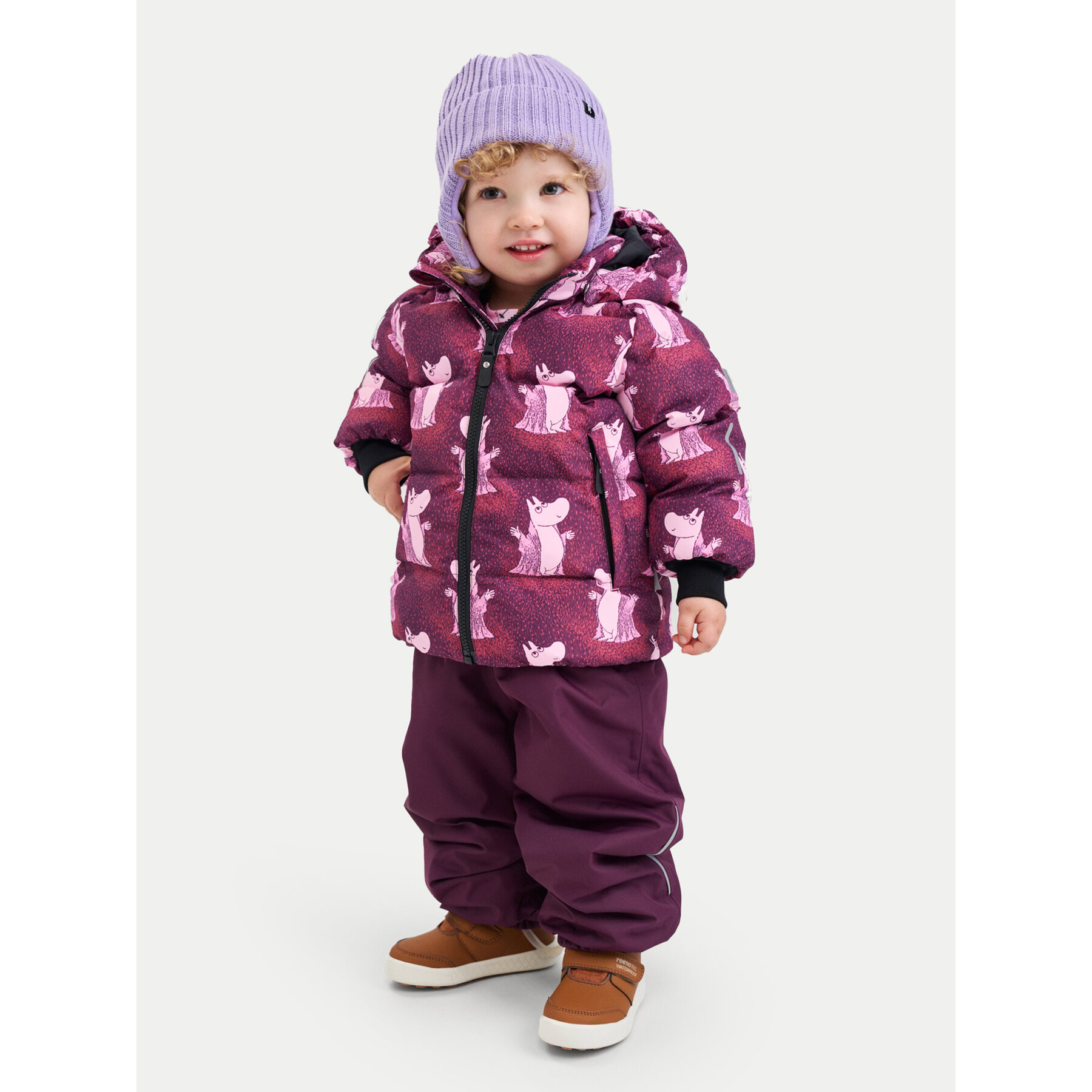 Reima Kurtka zimowa Moomin Lykta 5100013B Fioletowy Regular Fit