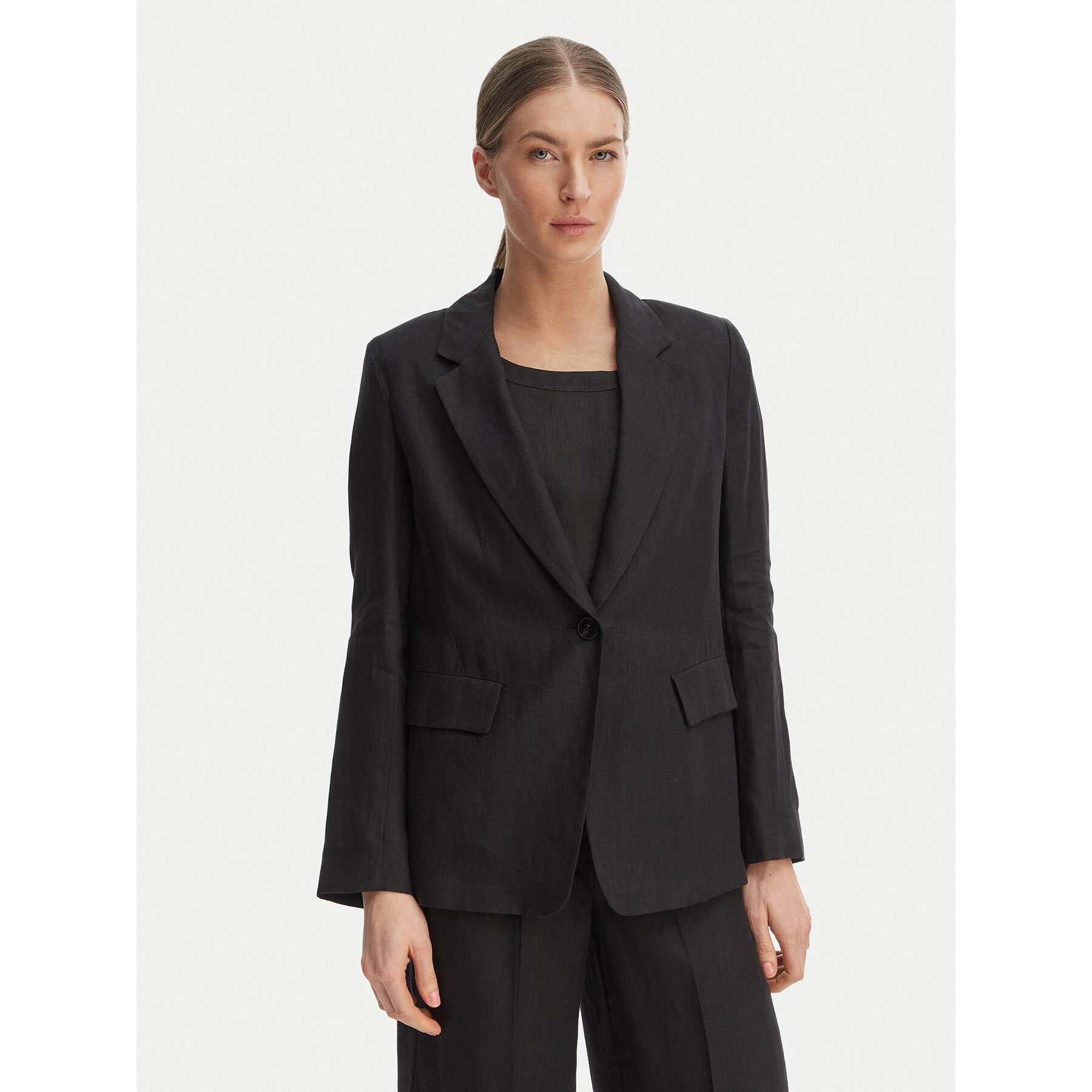 Marella Marynarka Vincita 2615041012 Czarny Regular Fit