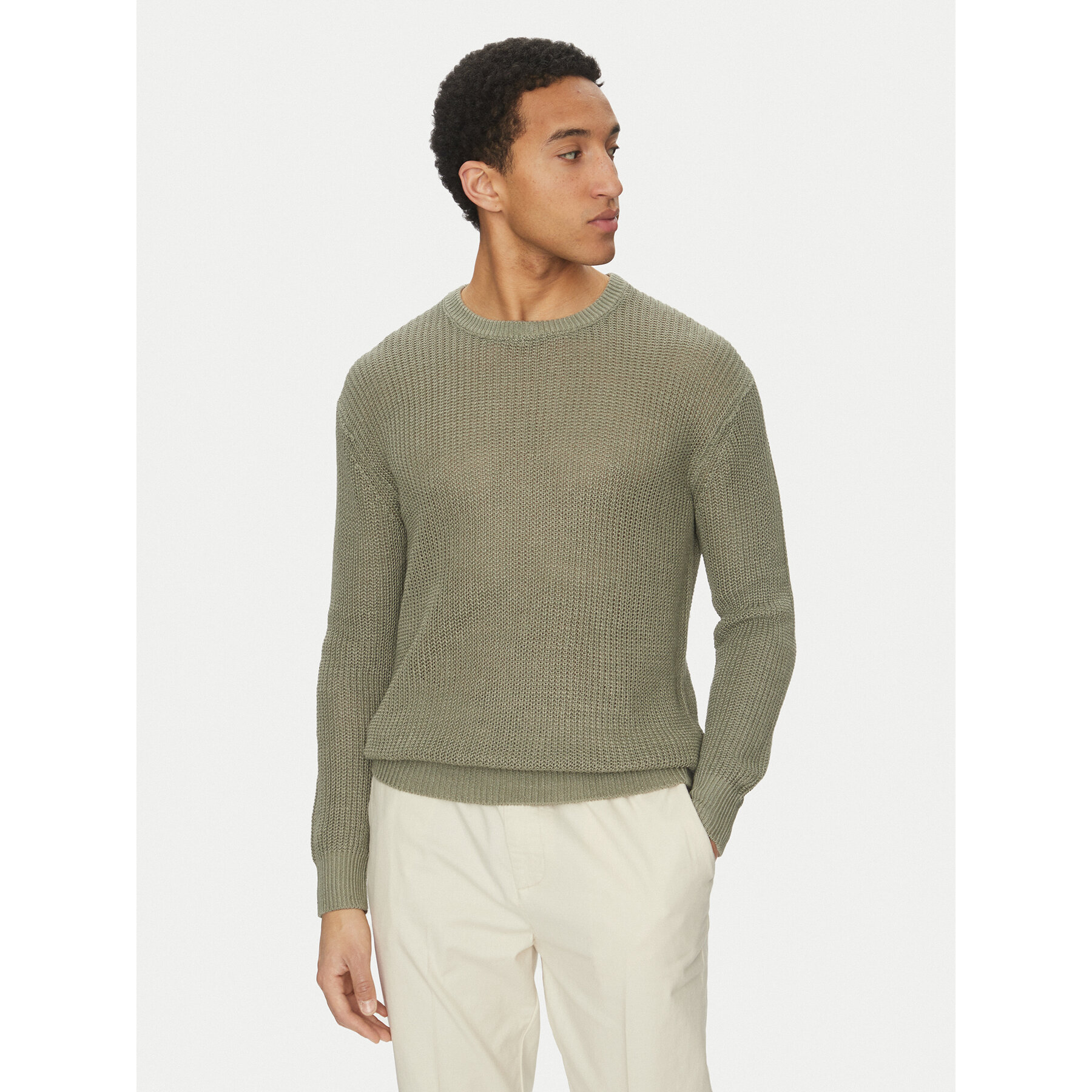 Marciano Guess Sweter 5GHR08 5863Z Zielony Regular Fit