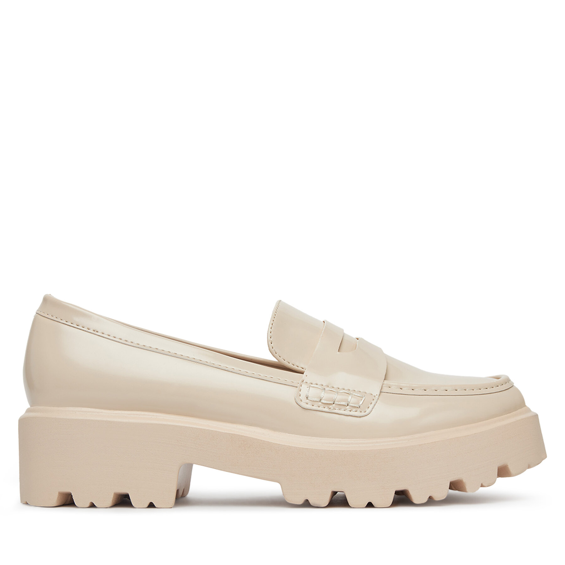DeeZee Loafersy LE601-2 Beżowy