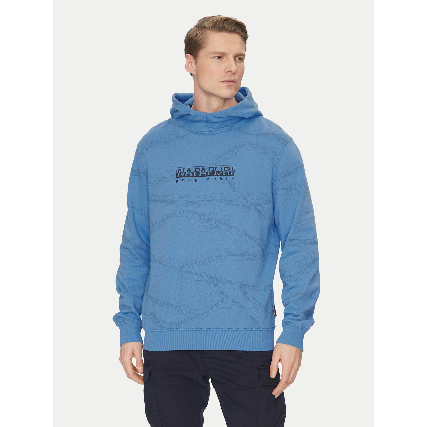 Napapijri Bluza Cellini NP0A4ILR Niebieski Relaxed Fit