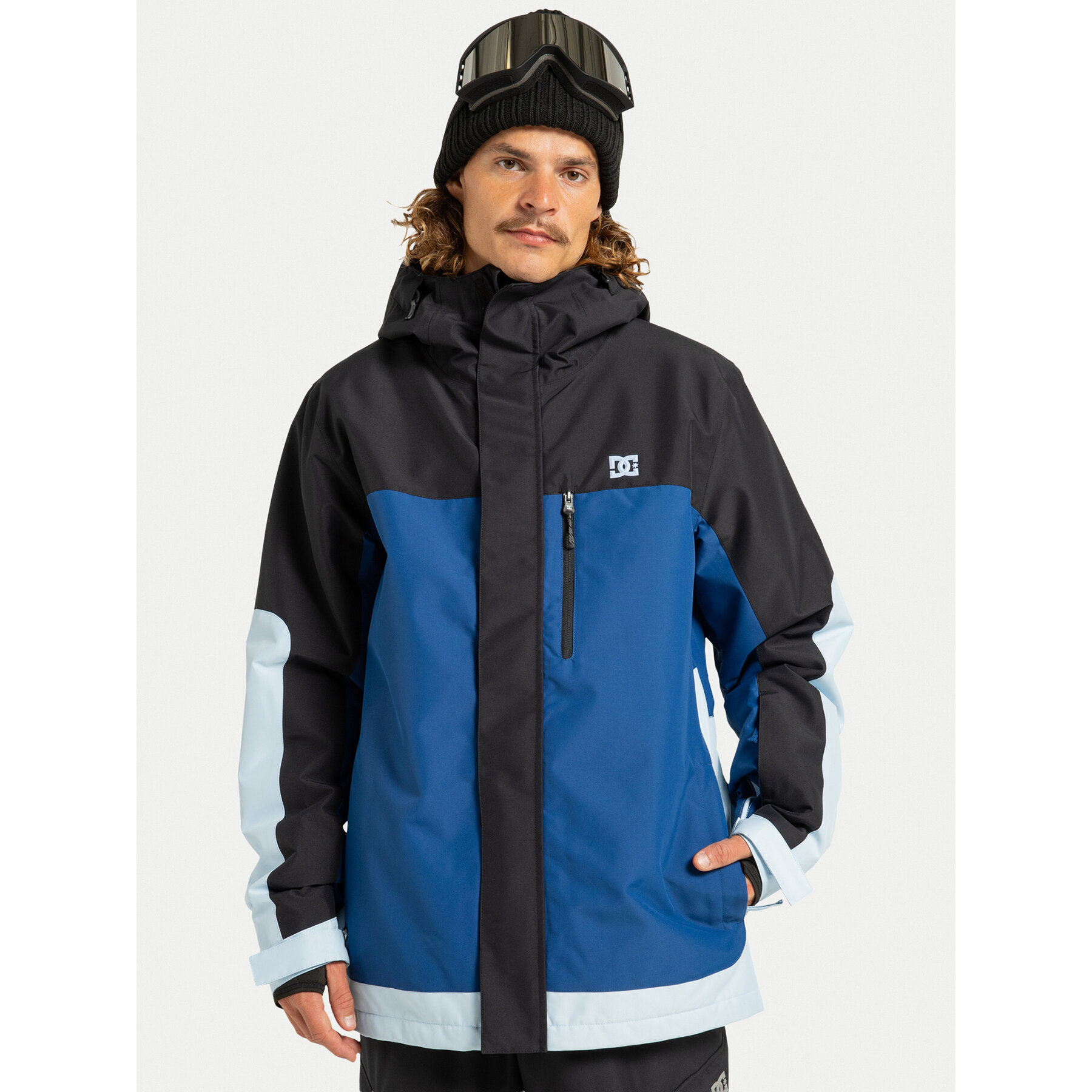 DC Shoes Kurtka narciarska Defiant ADYTJ03089 Granatowy Regular Fit
