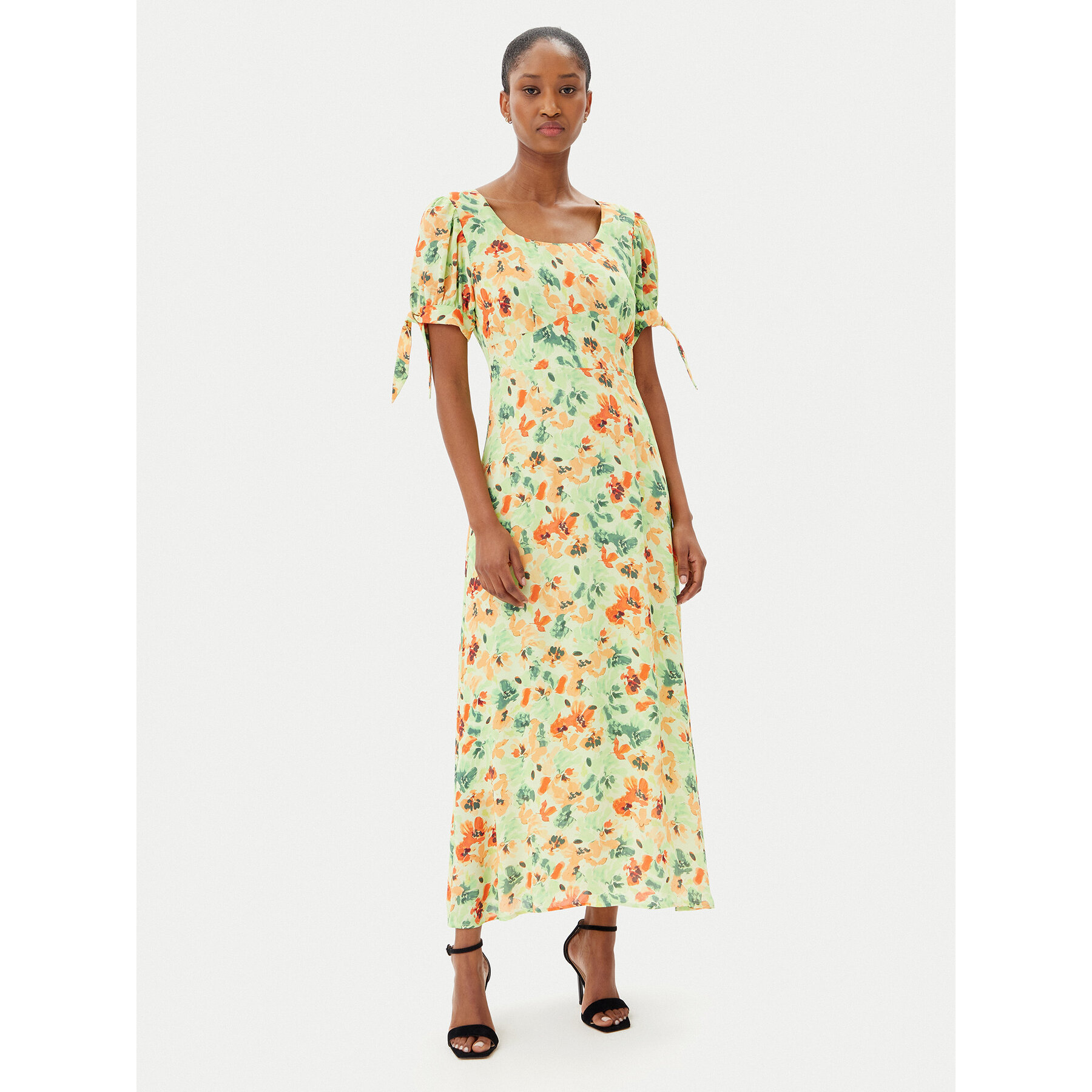 French Connection Sukienka codzienna 71YCU Zielony Regular Fit