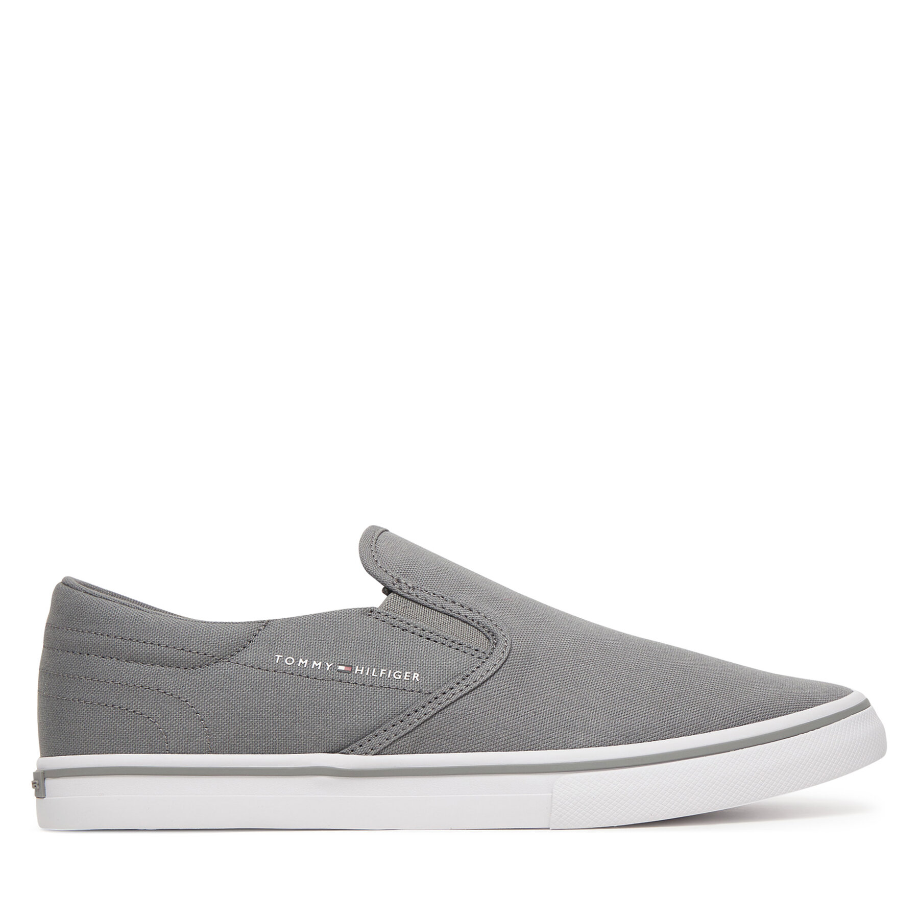 Tommy Hilfiger Tenisówki Vulc Core Slip On FM0FM05689 Szary