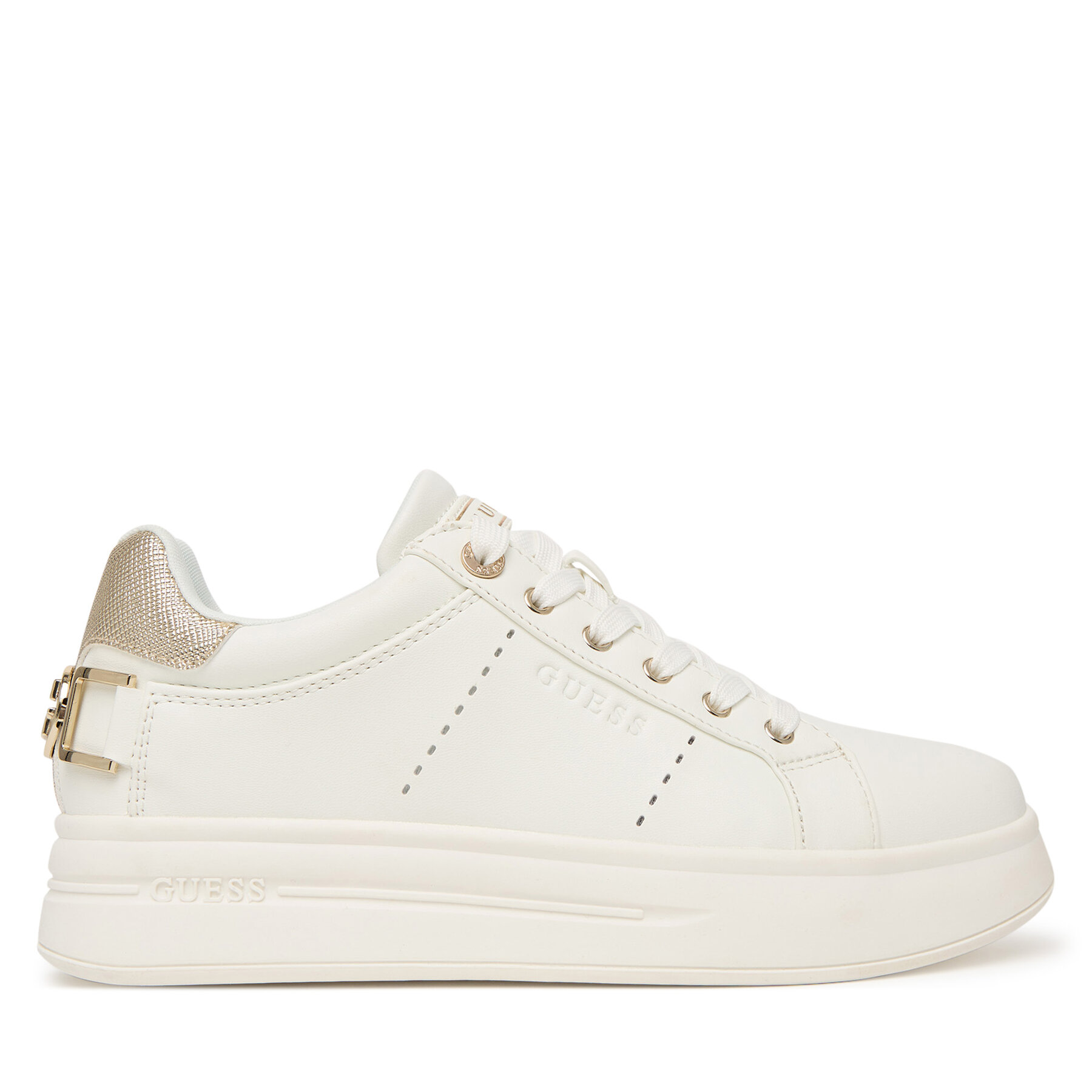 Guess Sneakersy FLPWES ELE12 Biały