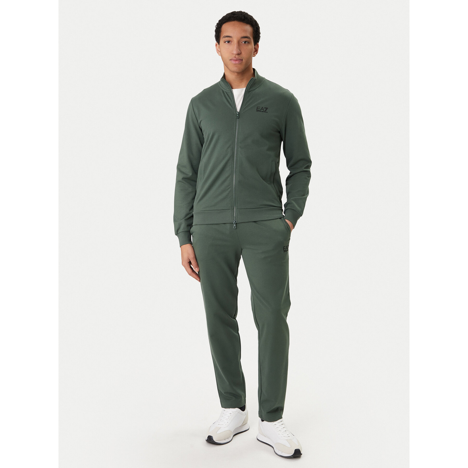EA7 Emporio Armani Dres 8NPV61 PJVRZ U7260 Zielony Regular Fit