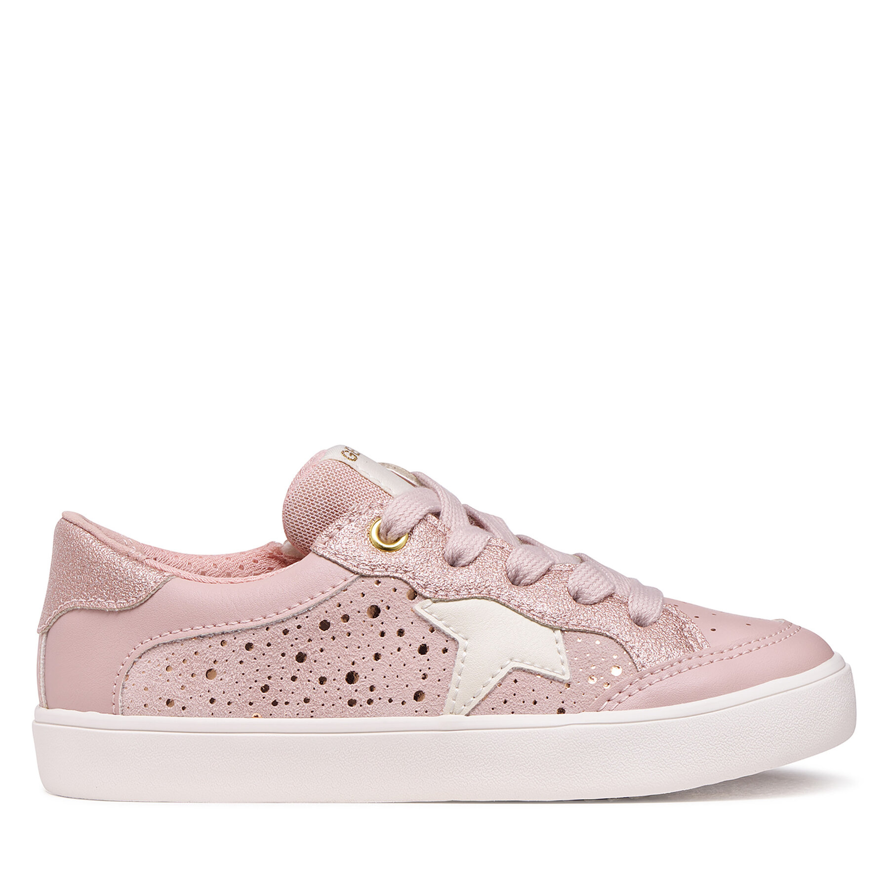 Geox Sneakersy J Gisli Girl J654NC 0BC07 C8172 D Różowy