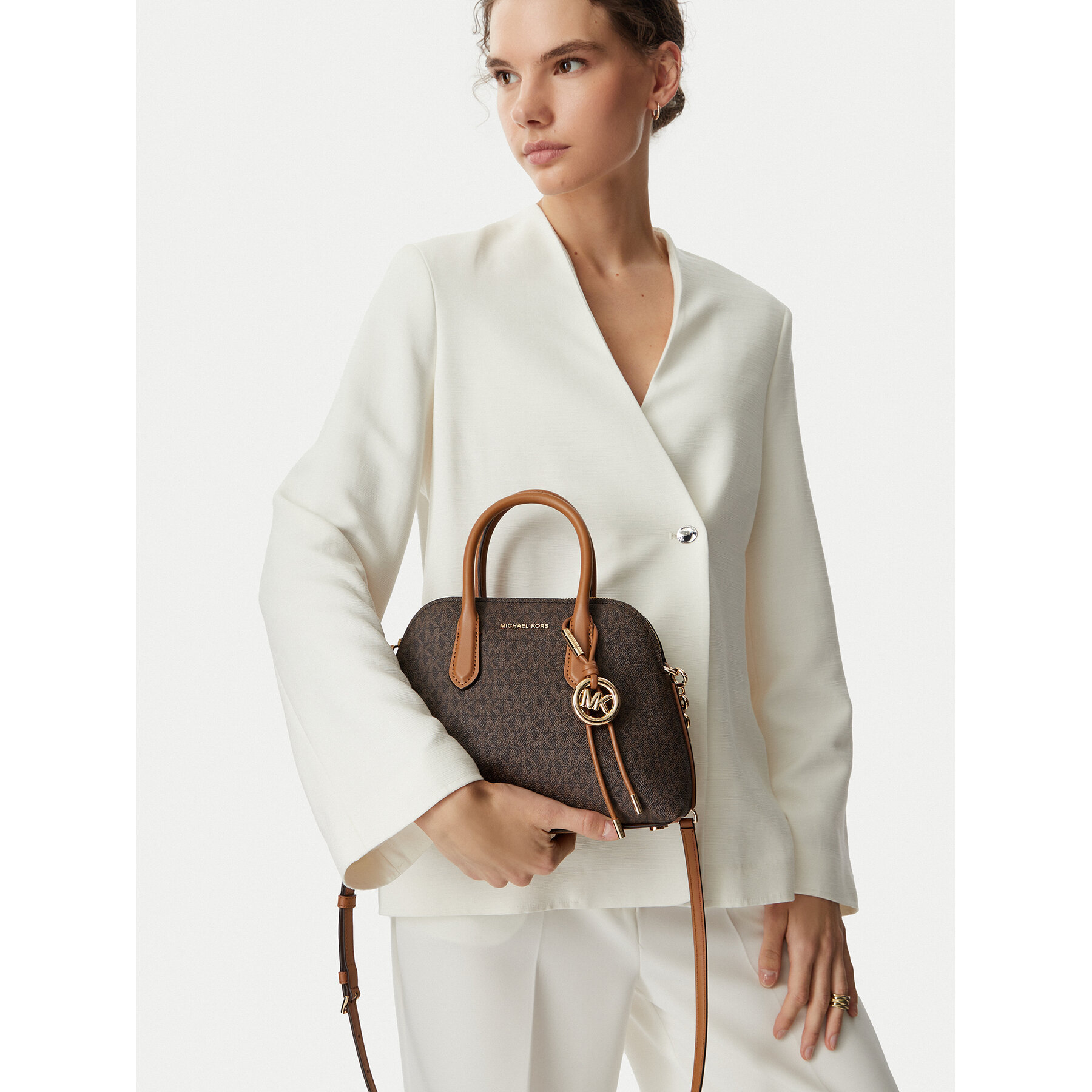 MICHAEL Michael Kors Torebka 30T6GX4S2B Brązowy