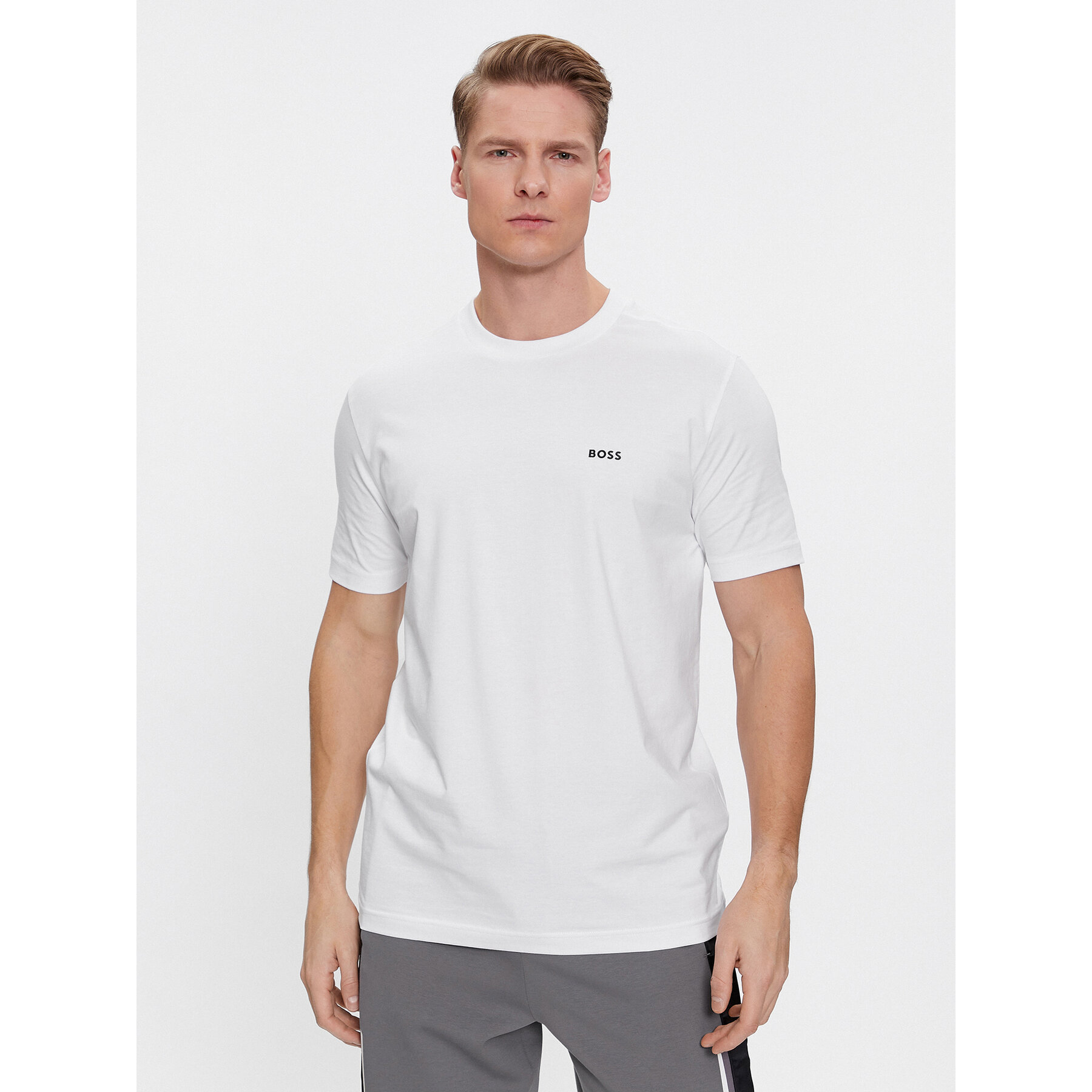 Boss T-Shirt 50506373 Biały Regular Fit