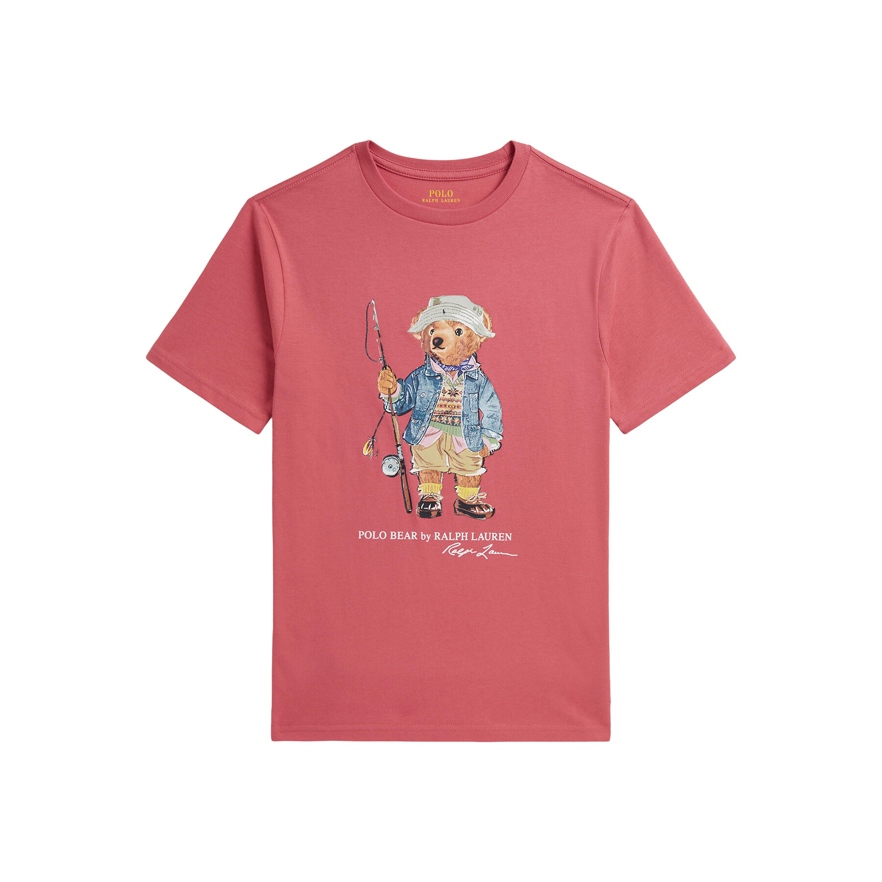 Polo Ralph Lauren T-Shirt 323B18890003 Czerwony jasny Regular Fit