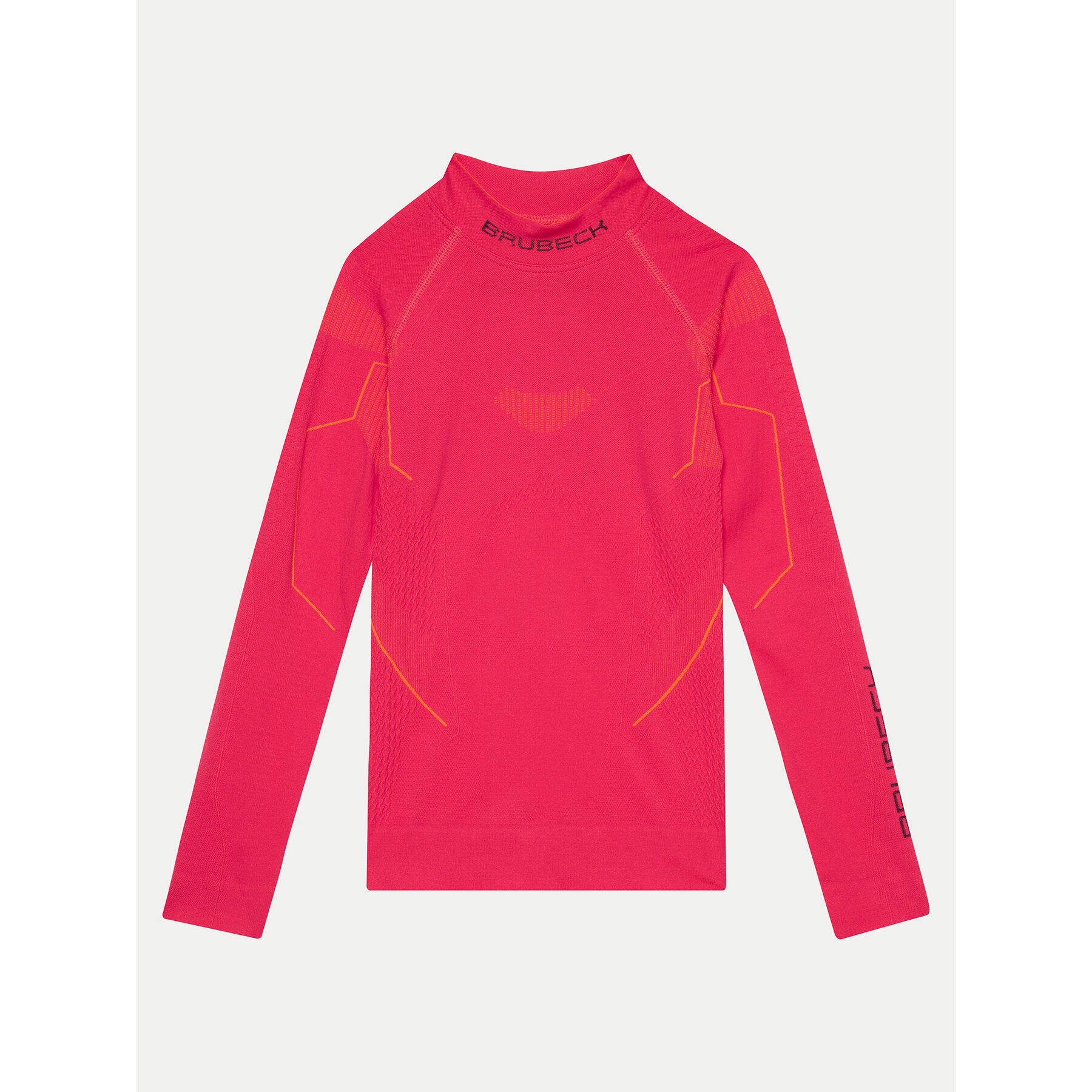 Brubeck Bielizna termoaktywna górna LS1365J Czerwony Slim Fit