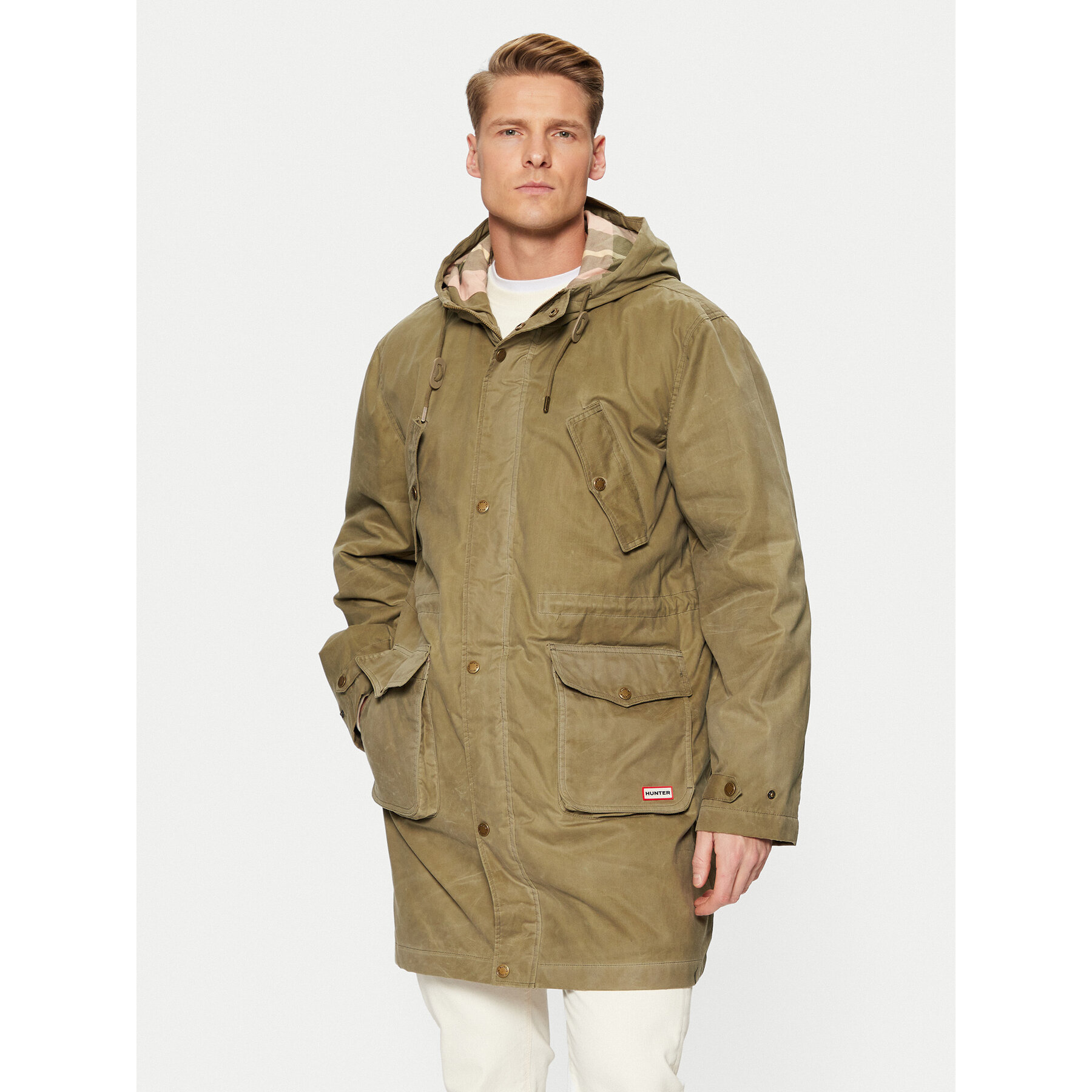 Hunter Parka Liam HARM0028242 Khaki Regular Fit