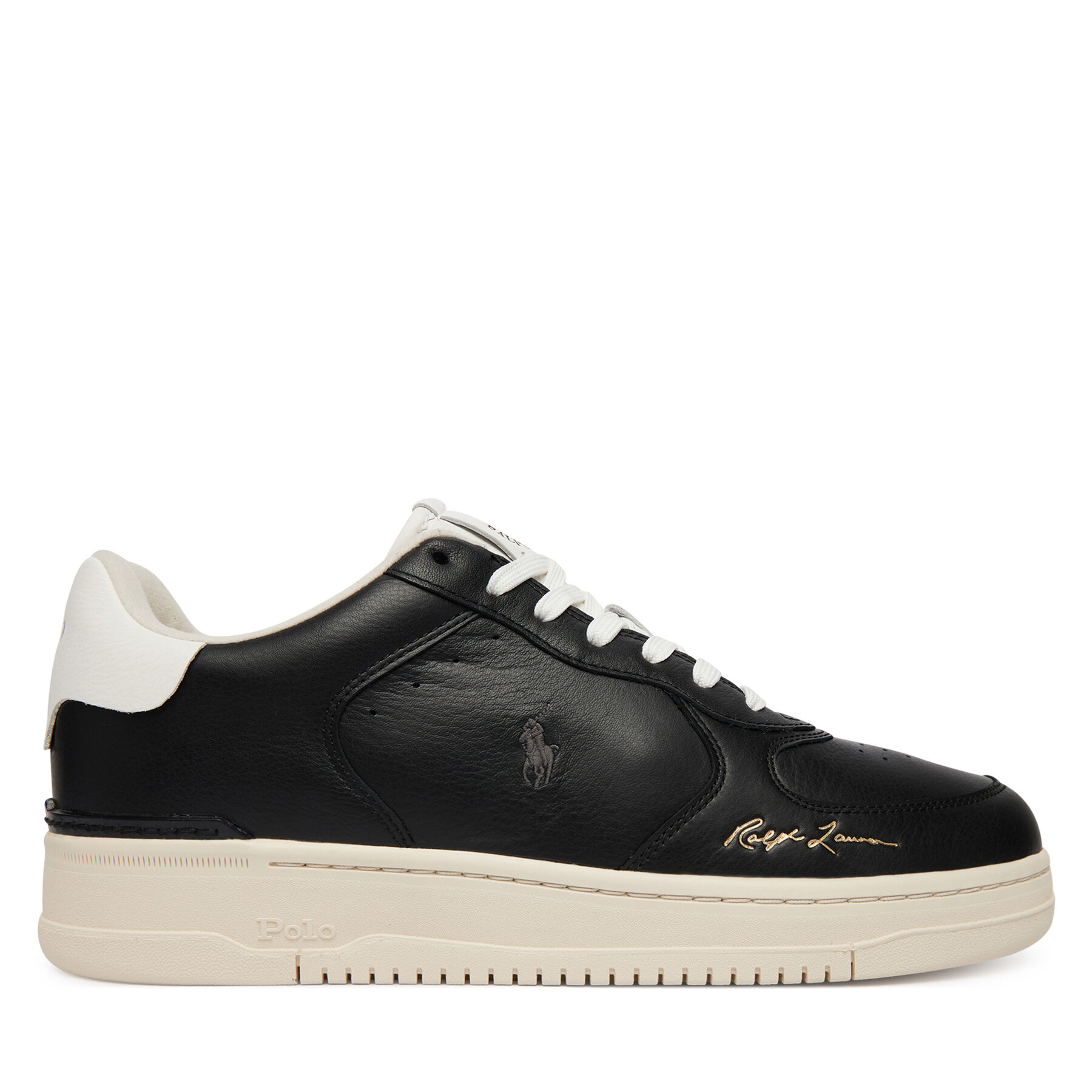 Polo Ralph Lauren Sneakersy 809P13086002 Czarny