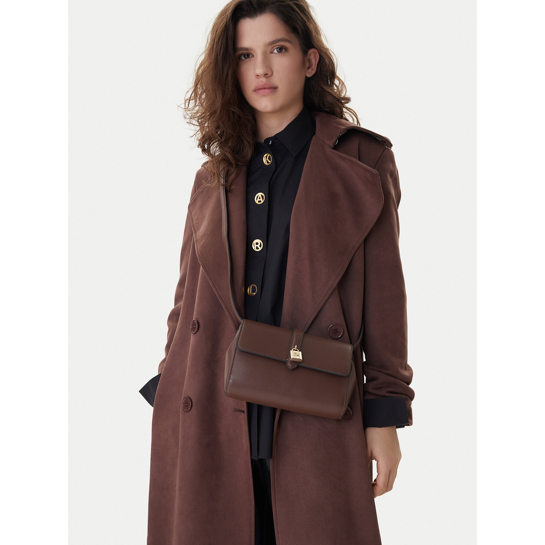 KARL LAGERFELD Torebka B1W30263 Brązowy