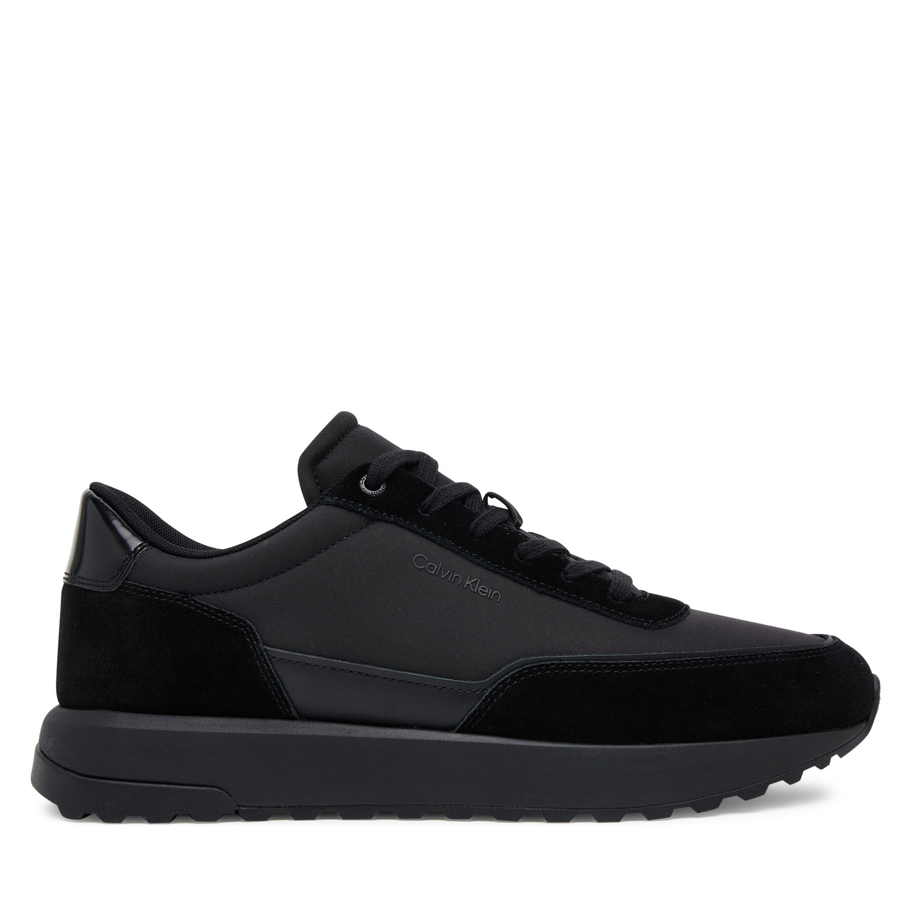 Calvin Klein Sneakersy Low Top Lace Up Repreve Mix HM0HM01714 Czarny