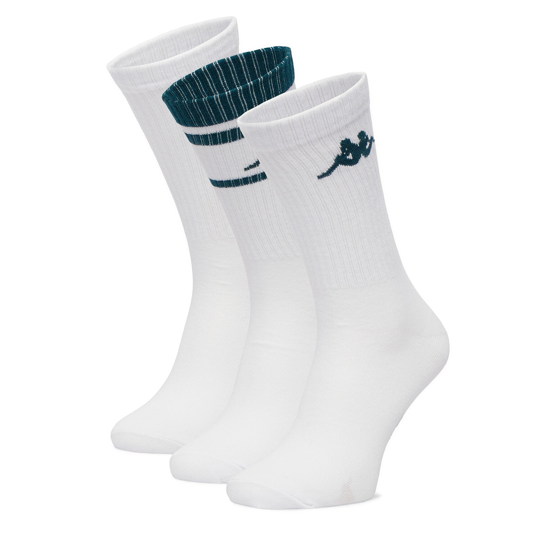 Kappa Skarpety długie CEO_KR_SUPERT_SS26(3-PACK) Biały