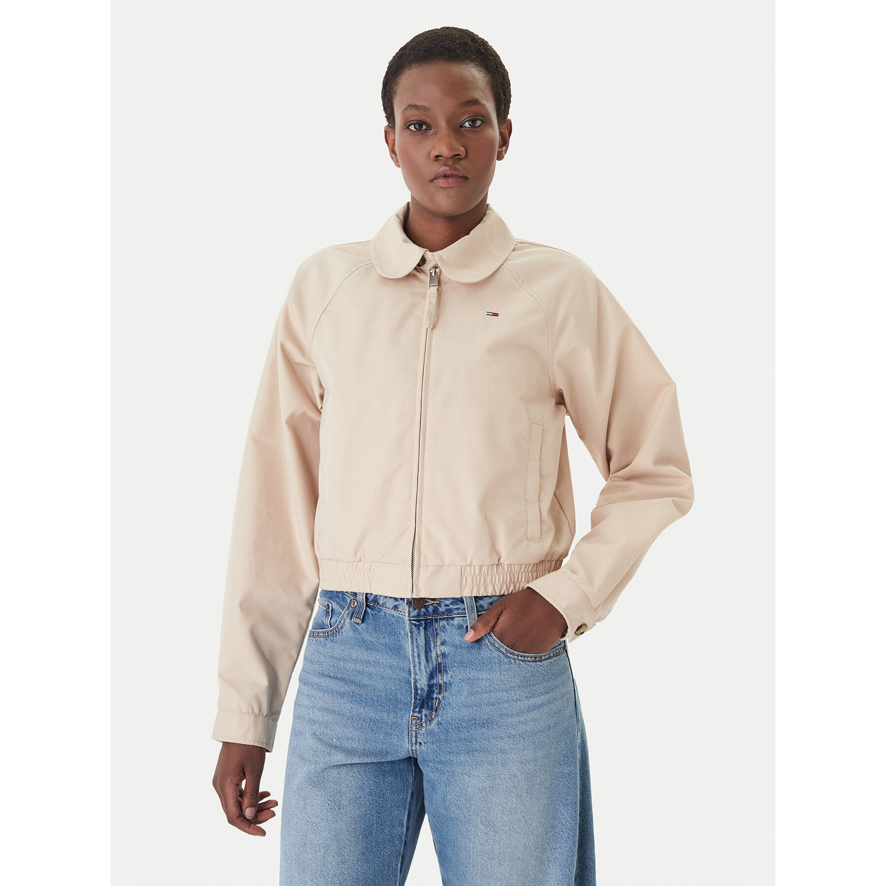 Tommy Jeans Kurtka przejściowa DW0DW20403 Beżowy Regular Fit