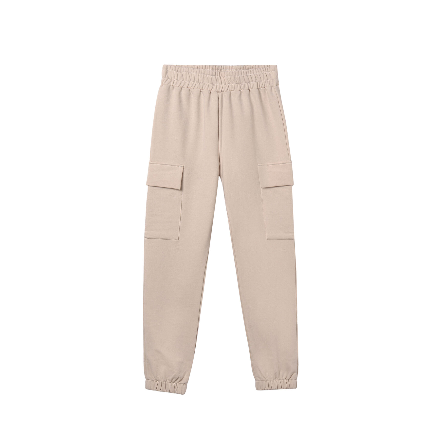 Mayoral Spodnie dresowe 7578 Beżowy Regular Fit