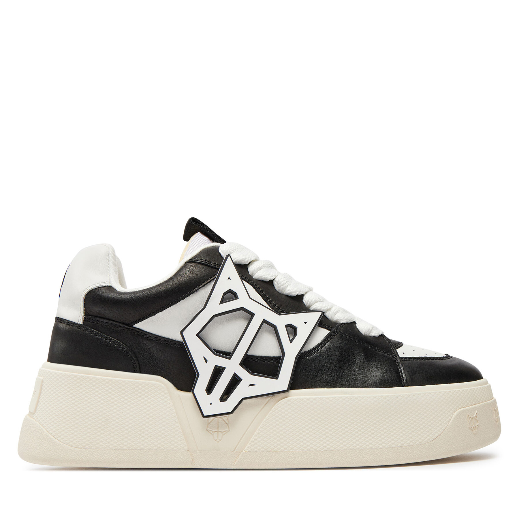 Naked Wolfe Sneakersy Kosa Czarny