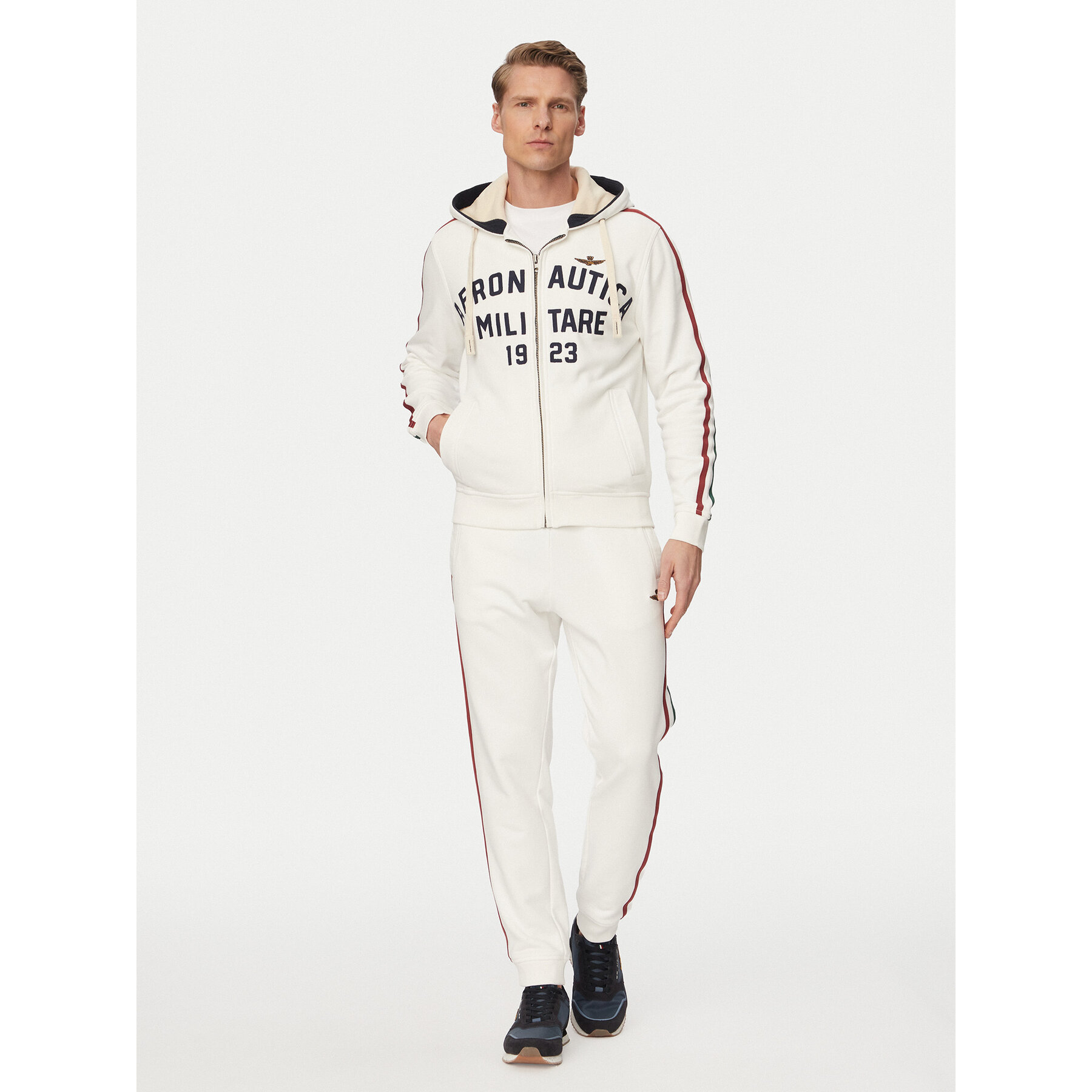 Aeronautica Militare Dres 261TF0107UF00677 Biały Regular Fit