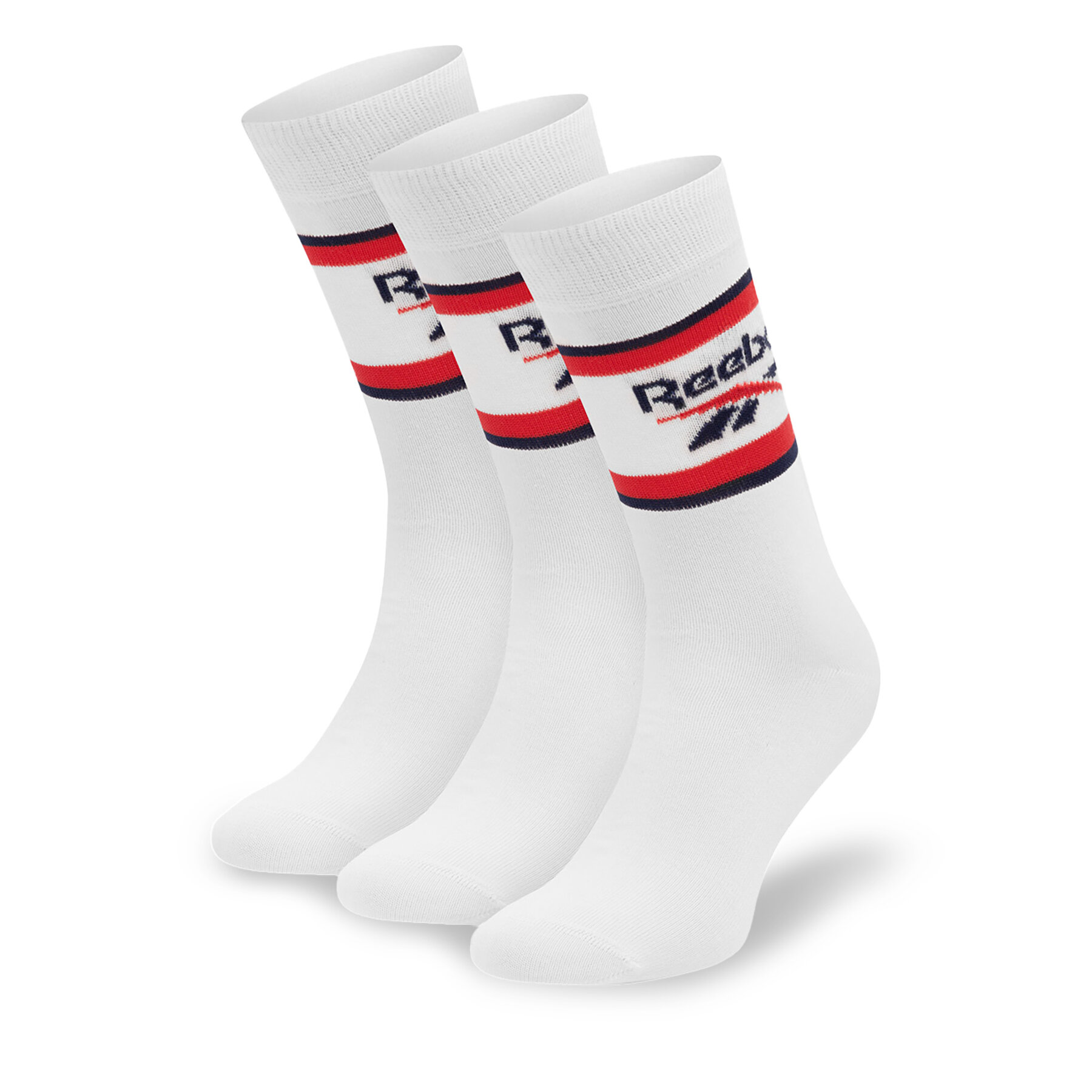 Reebok Skarpety długie R0369-SS24 (3-pack) Biały