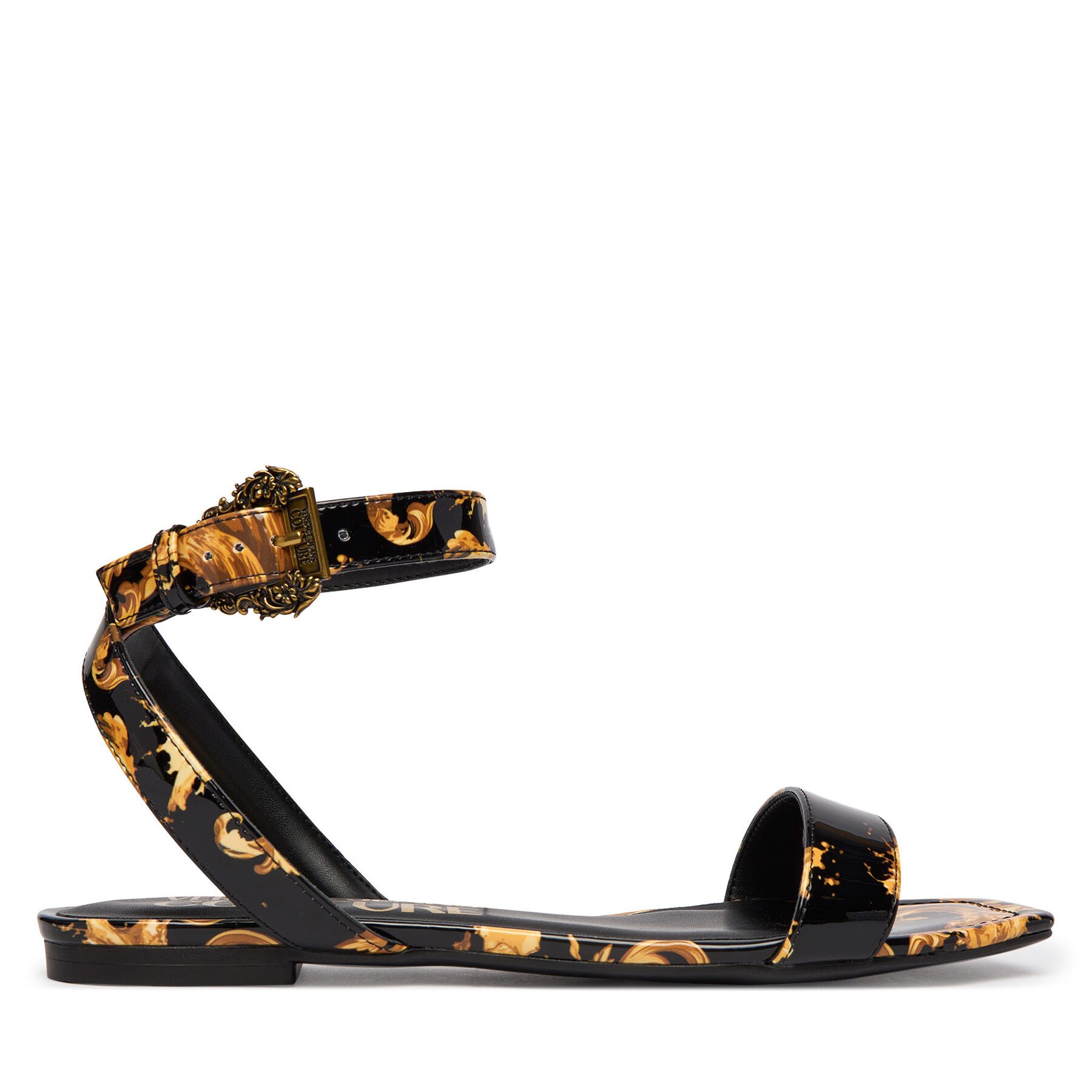 Versace Jeans Couture Sandały 80VA3S61 ZS366 G89 Czarny