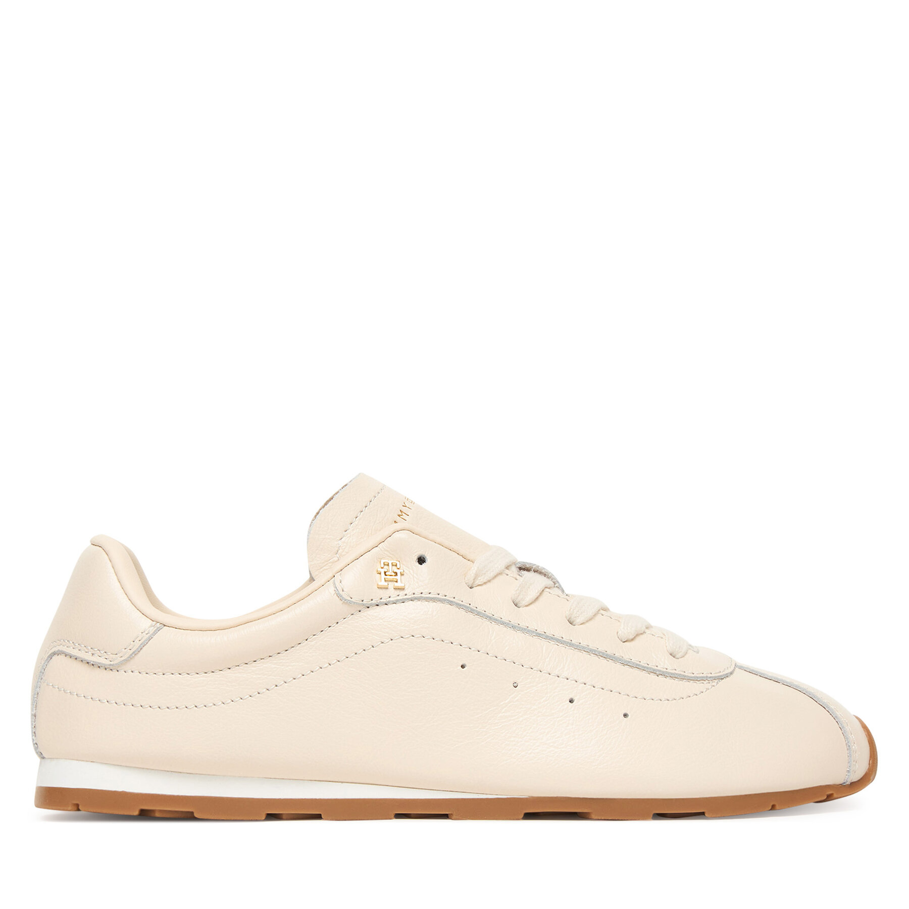 Tommy Hilfiger Sneakersy Th Low Profile Runner FW0FW08951 Écru