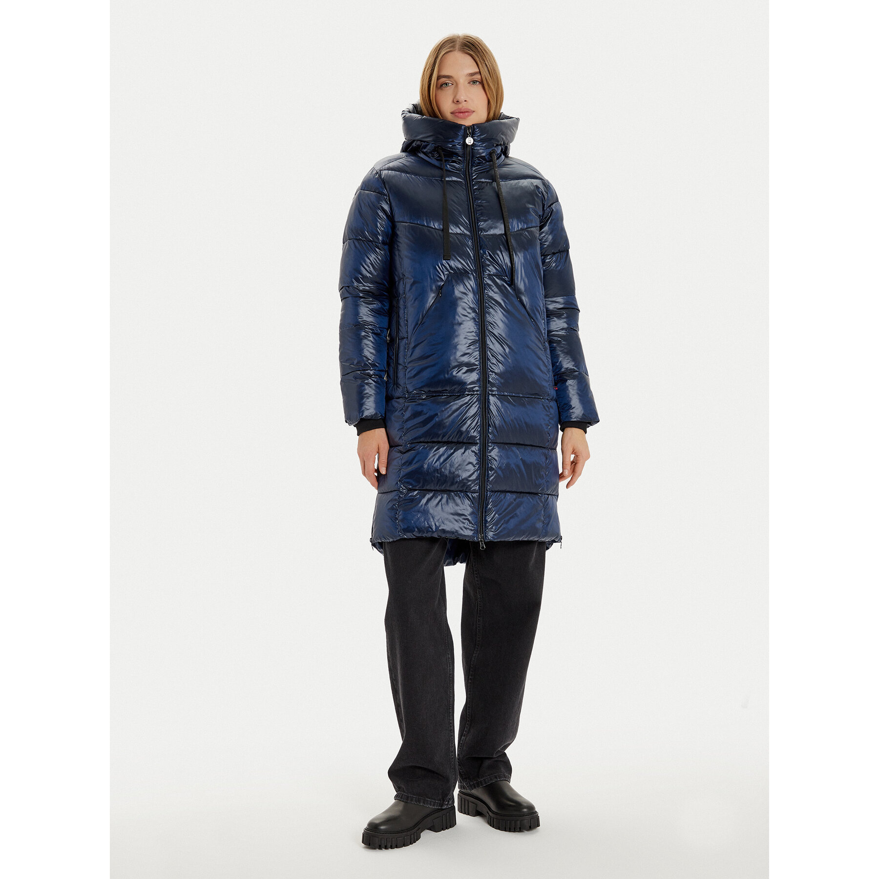 Frieda & Freddies Kurtka zimowa 3847A Granatowy Regular Fit